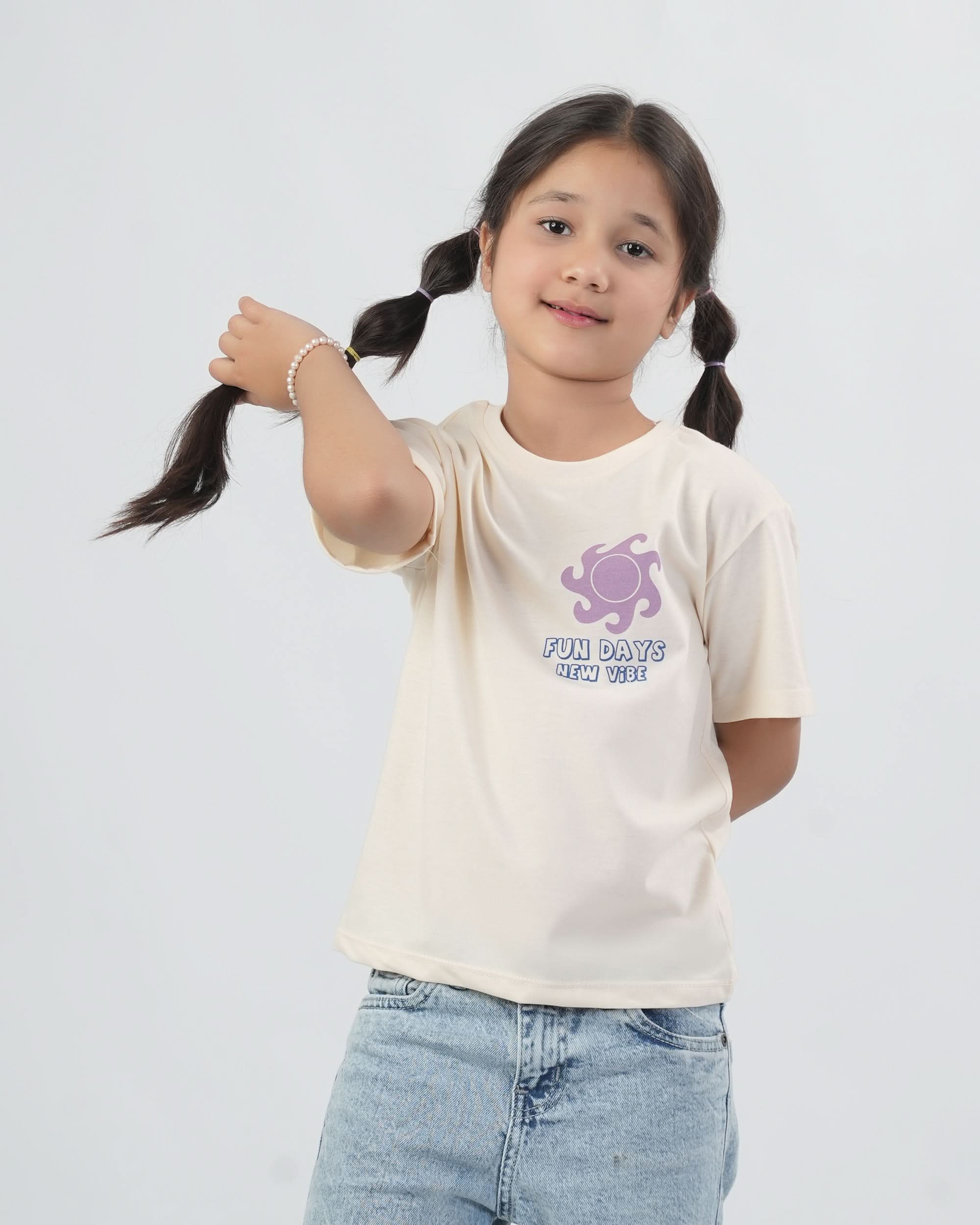 Valuables Girls Half Sleeves T-Shirt, Girls T-Shirts, Chase Value, Chase Value