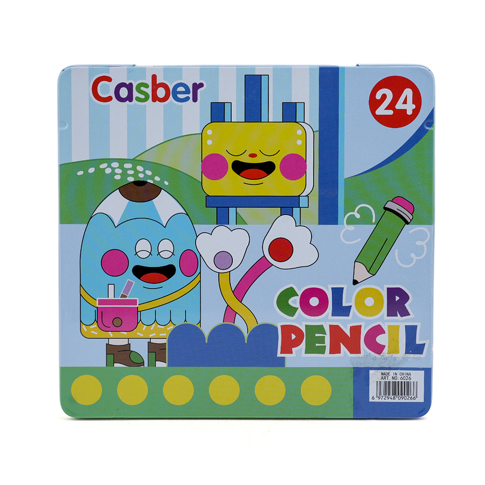 Color Pencil 24 Pcs - Sky Blue, Coloring Tools, Chase Value, Chase Value