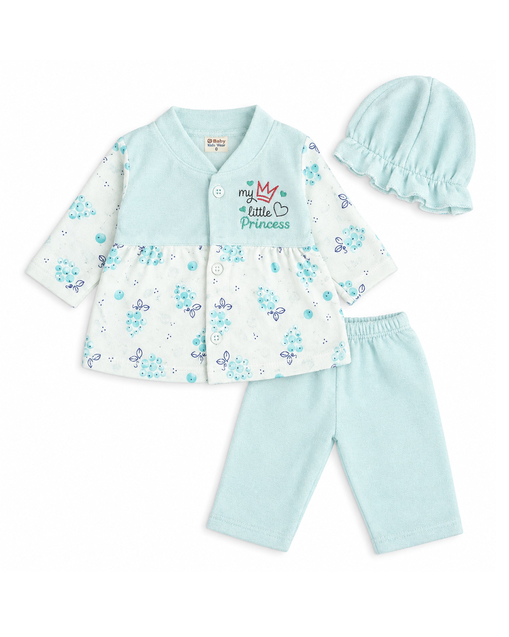 Newborn Girls Full Sleeves Suit