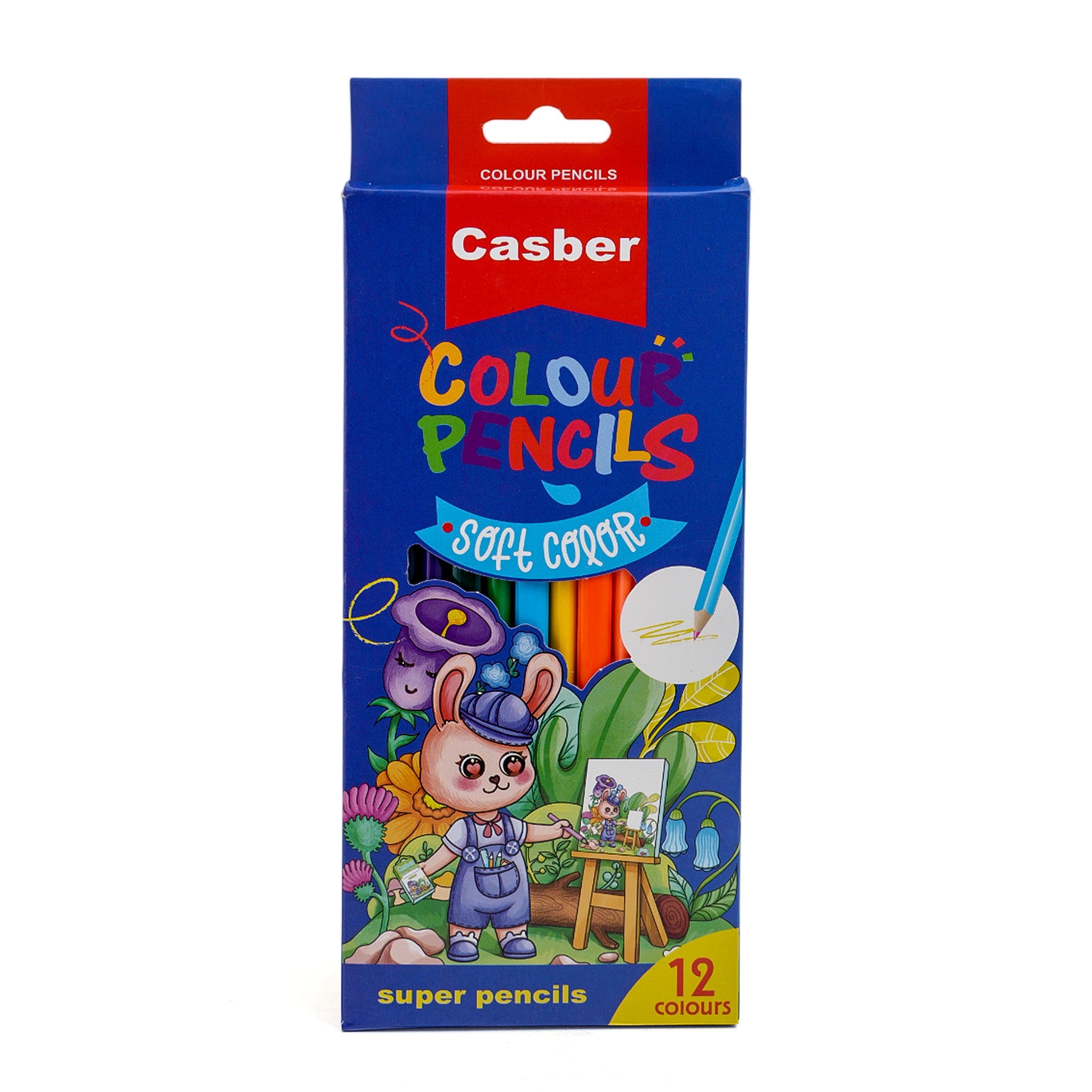 Color Pencil 12 Pcs - Blue, Coloring Tools, Chase Value, Chase Value