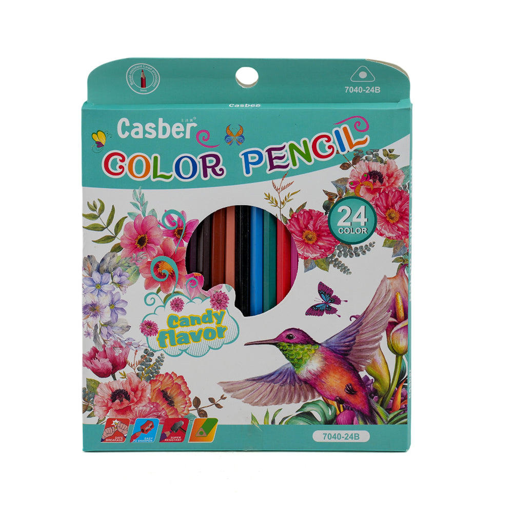Color Pencil 24 Pcs - Cyan, Coloring Tools, Chase Value, Chase Value