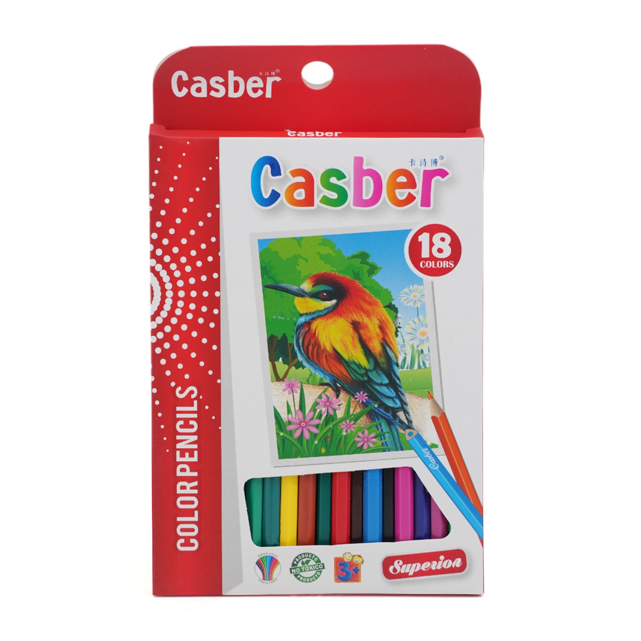 Color Pencil 18 Pcs - Red, Coloring Tools, Chase Value, Chase Value
