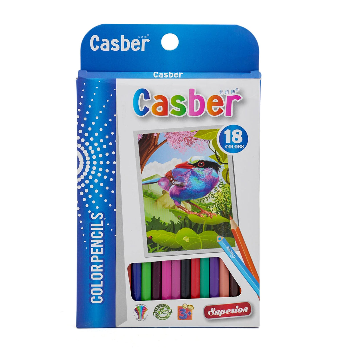 Color Pencil 18 Pcs - Blue, Coloring Tools, Chase Value, Chase Value