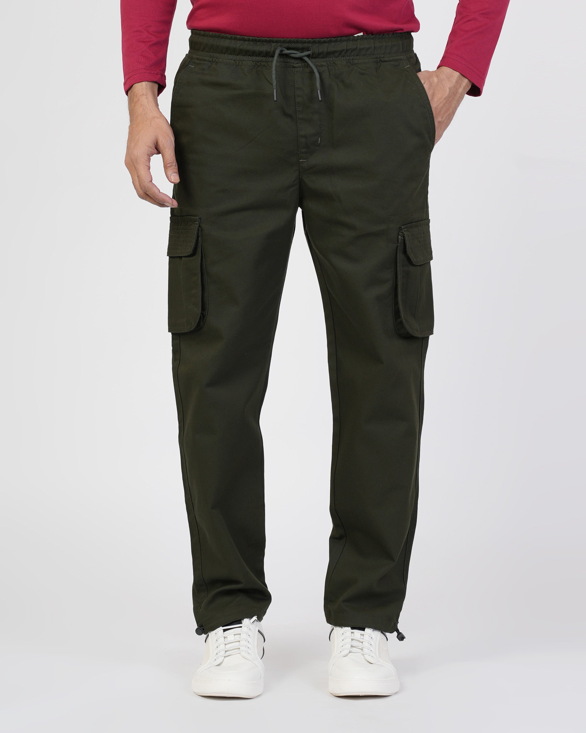 Men's Cargo Trouser Regular Fit, Men's Lowers & Sweatpants, Chase Value, Chase Value