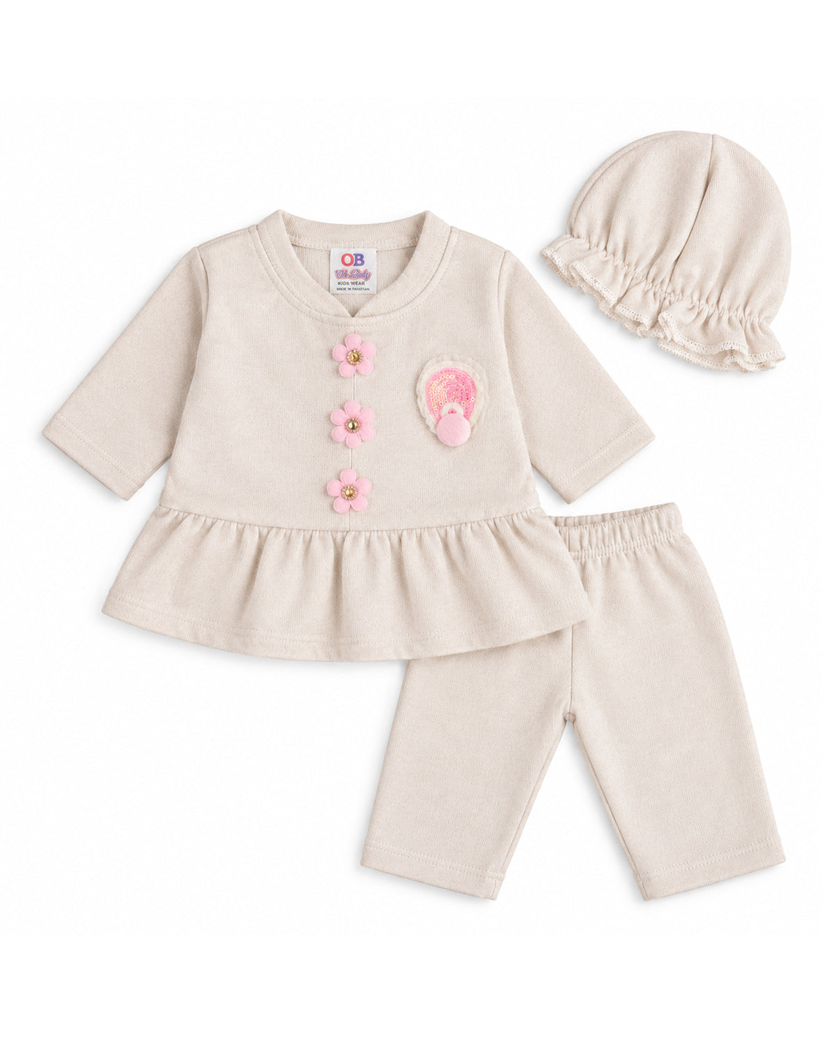 Newborn Girls Full Sleeves Suit