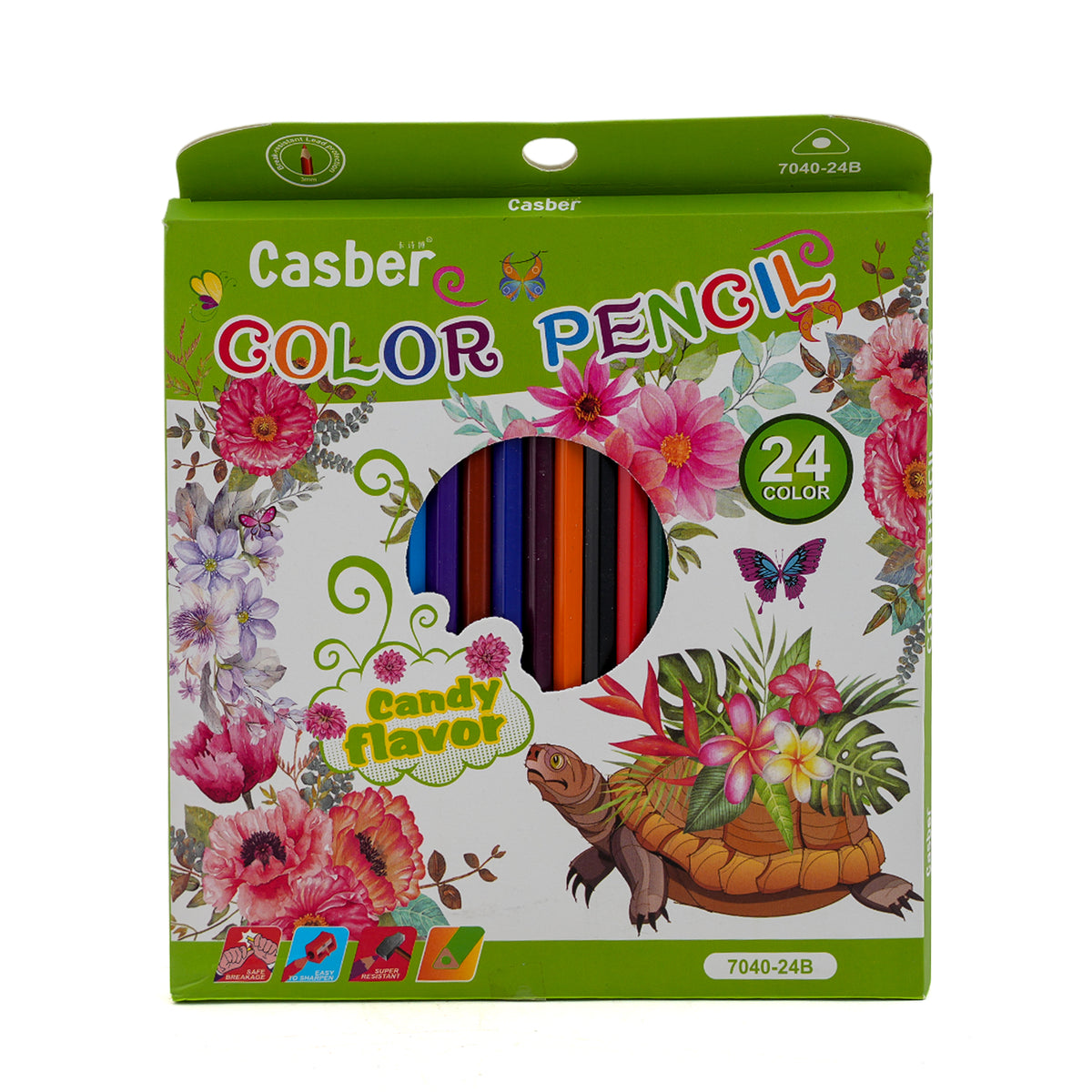 Color Pencil 24 Pcs - Green, Coloring Tools, Chase Value, Chase Value