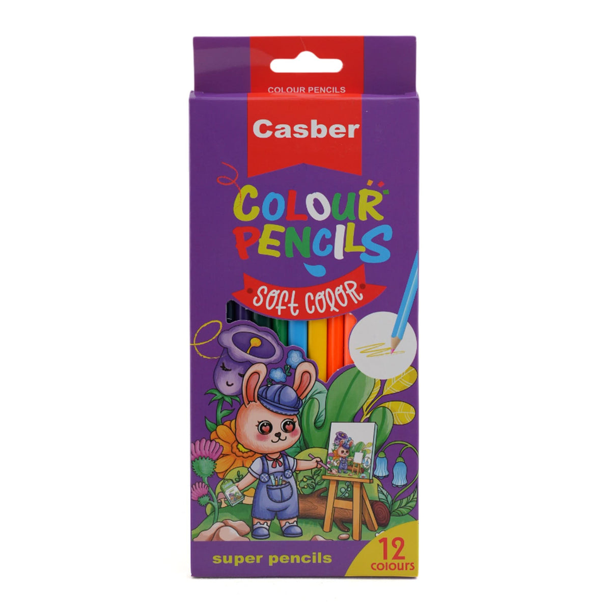 Color Pencil 12 Pcs - Purple, Coloring Tools, Chase Value, Chase Value
