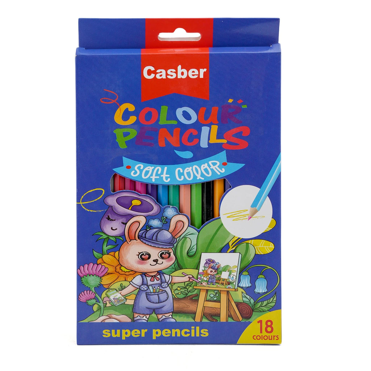 Color Pencil 18 Pcs - Blue, Coloring Tools, Chase Value, Chase Value