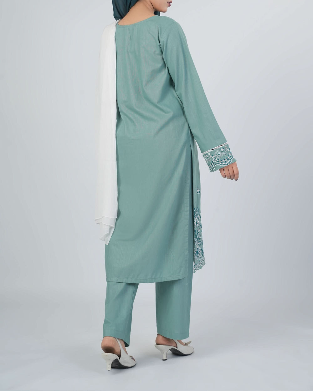 Women's Khaddar Embroidered 3Pcs Suit, Women Shalwar Suits, Chase Value, Chase Value
