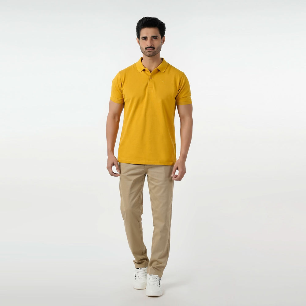 Eminent Men's Polo Half Sleeves T-Shirt - Mustard, Men's T-Shirts & Polos, Eminent, Chase Value