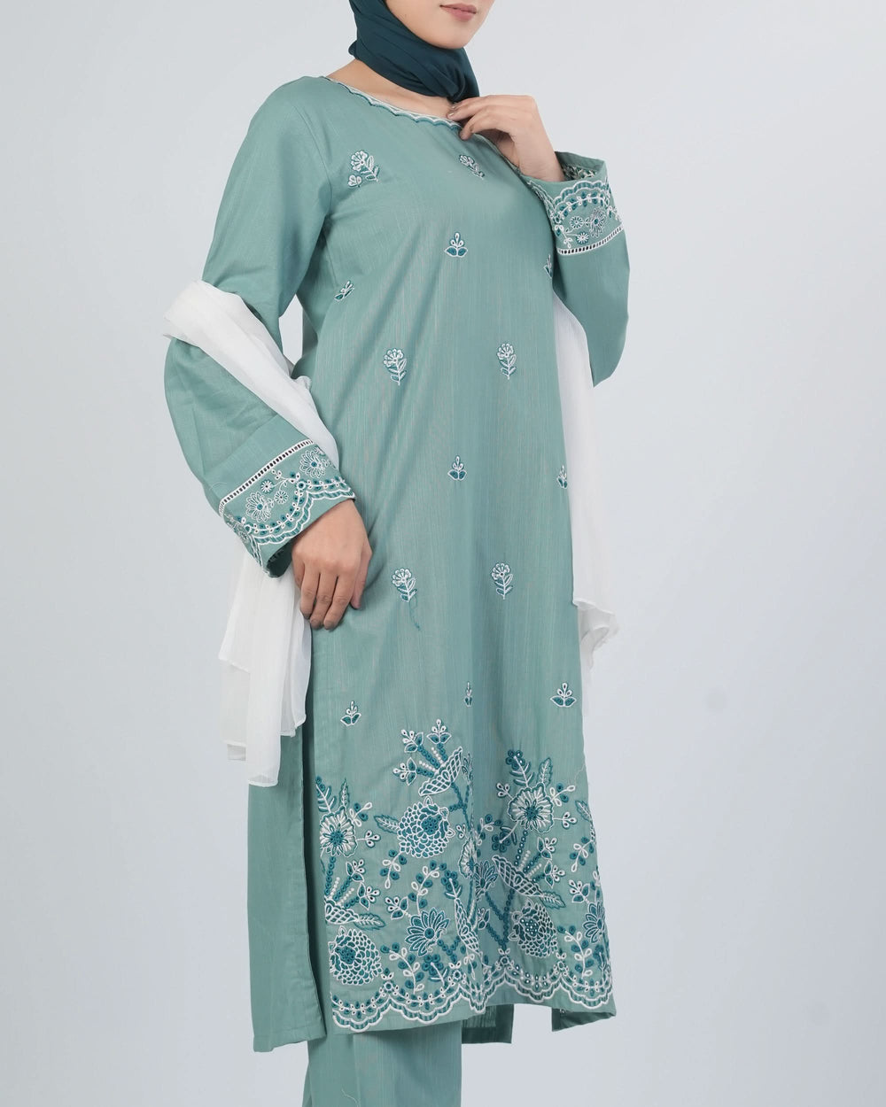 Women's Khaddar Embroidered 3Pcs Suit, Women Shalwar Suits, Chase Value, Chase Value