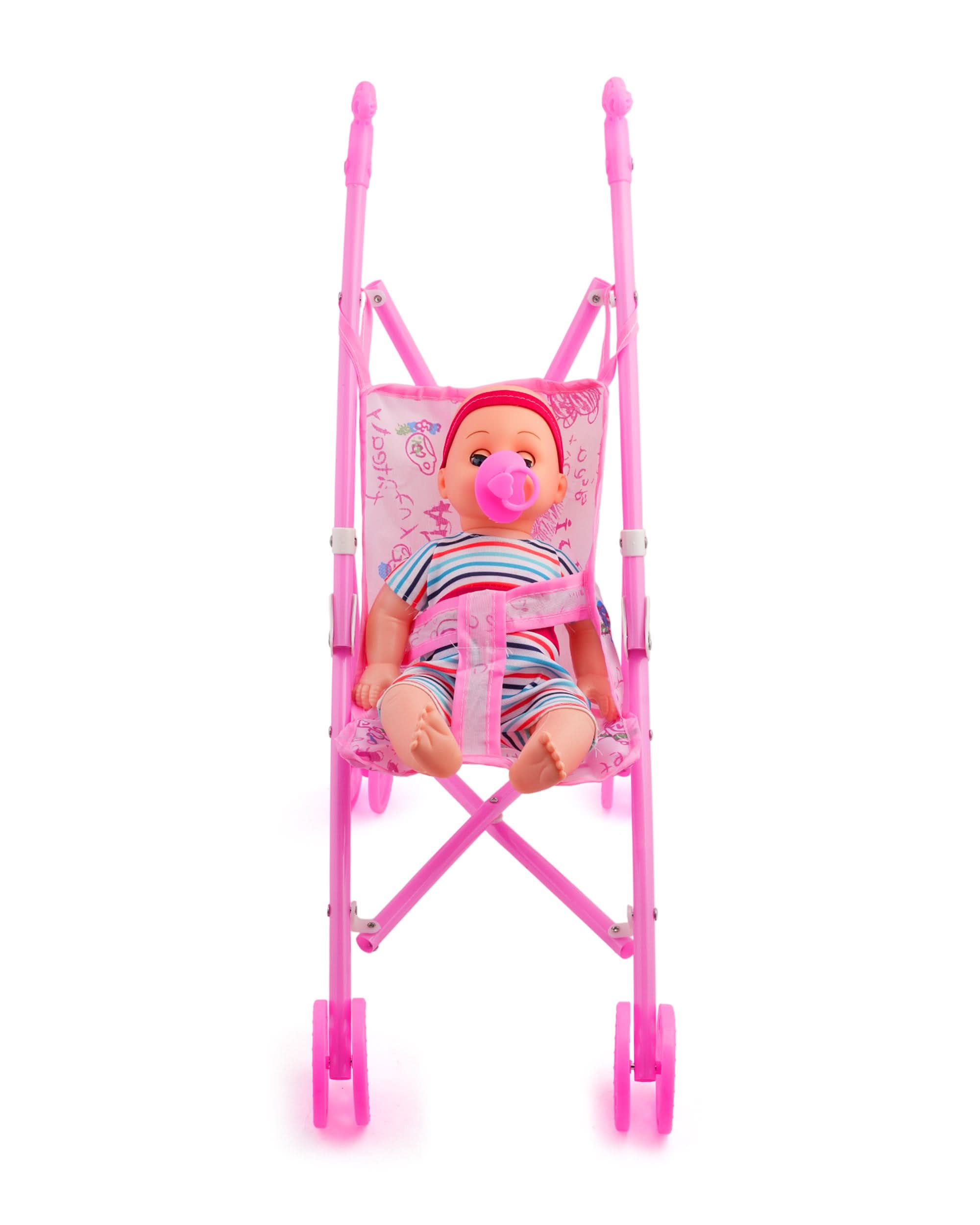 Doll With Stroller 16 Inch, Dolls & House, Chase Value, Chase Value