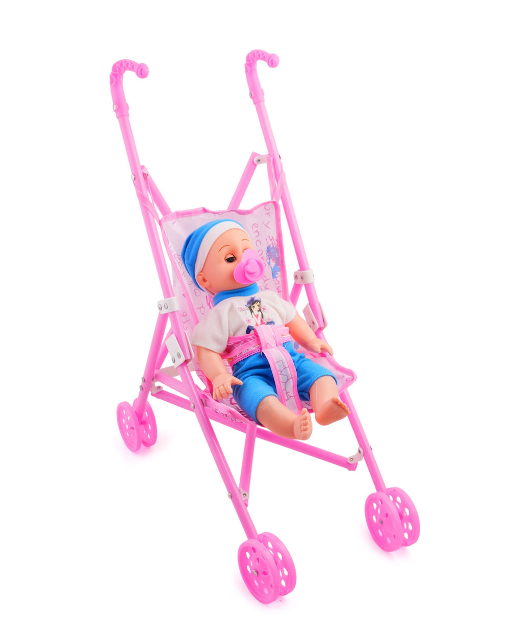 Doll With Stroller 16 Inch, Dolls & House, Chase Value, Chase Value