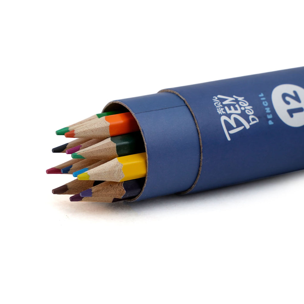 Color Pencil 12 Pcs - Blue, Coloring Tools, Chase Value, Chase Value