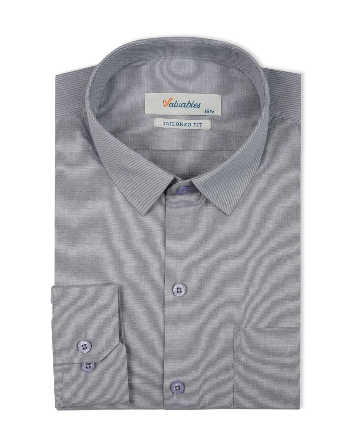 Valuables Men’s Plain Formal Shirt, Men's Shirts, Valuables, Chase Value