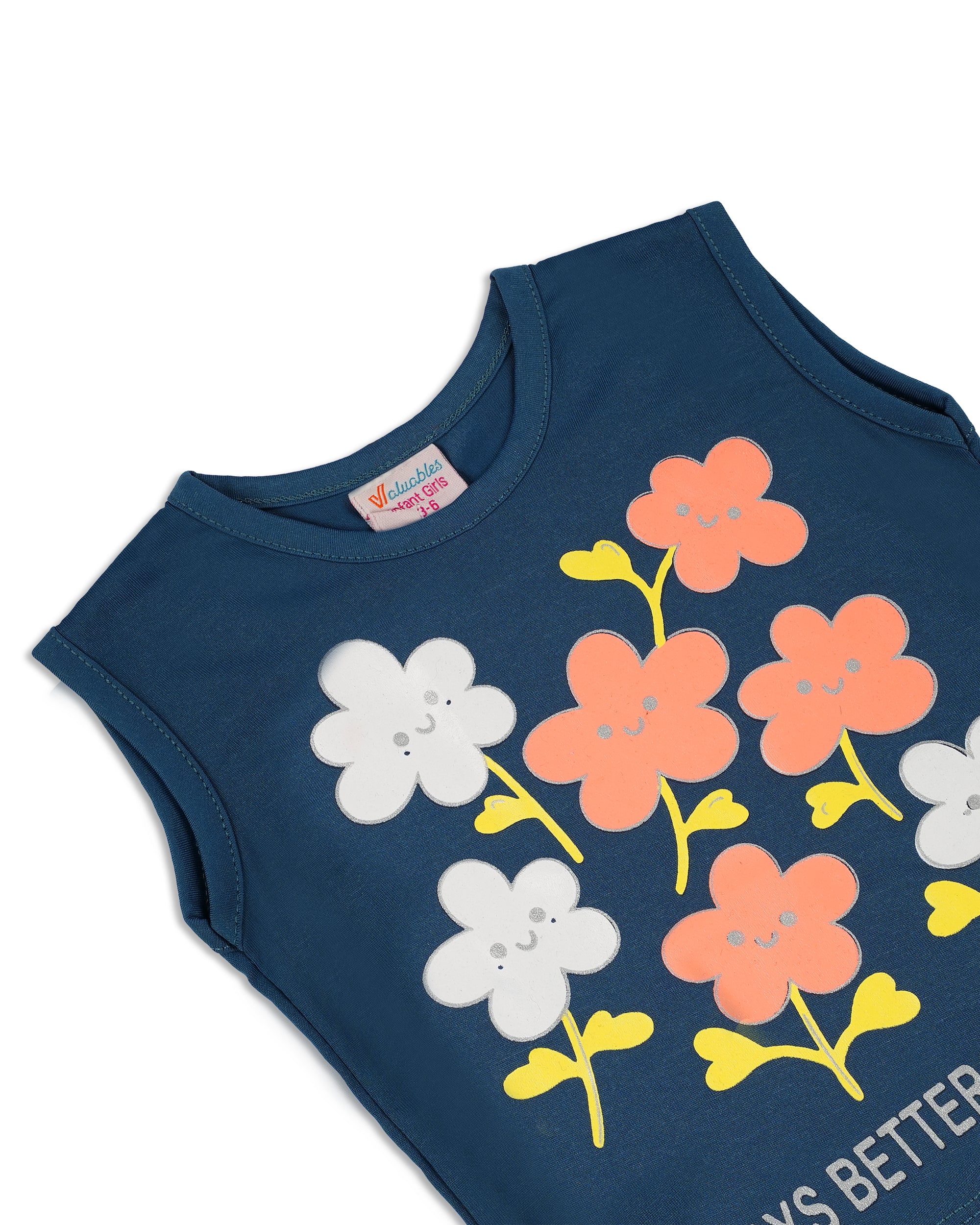 Valuables Girls' Sando Suit