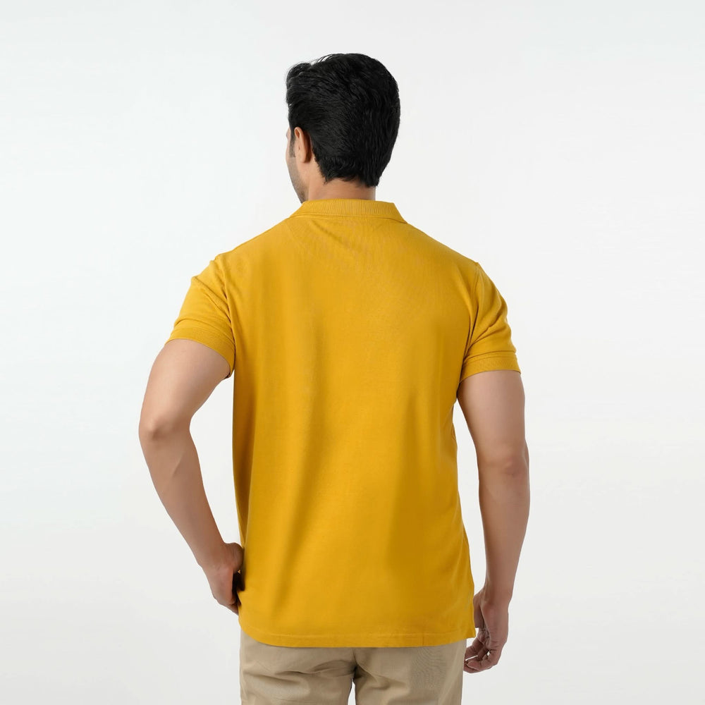 Eminent Men's Polo Half Sleeves T-Shirt - Mustard, Men's T-Shirts & Polos, Eminent, Chase Value