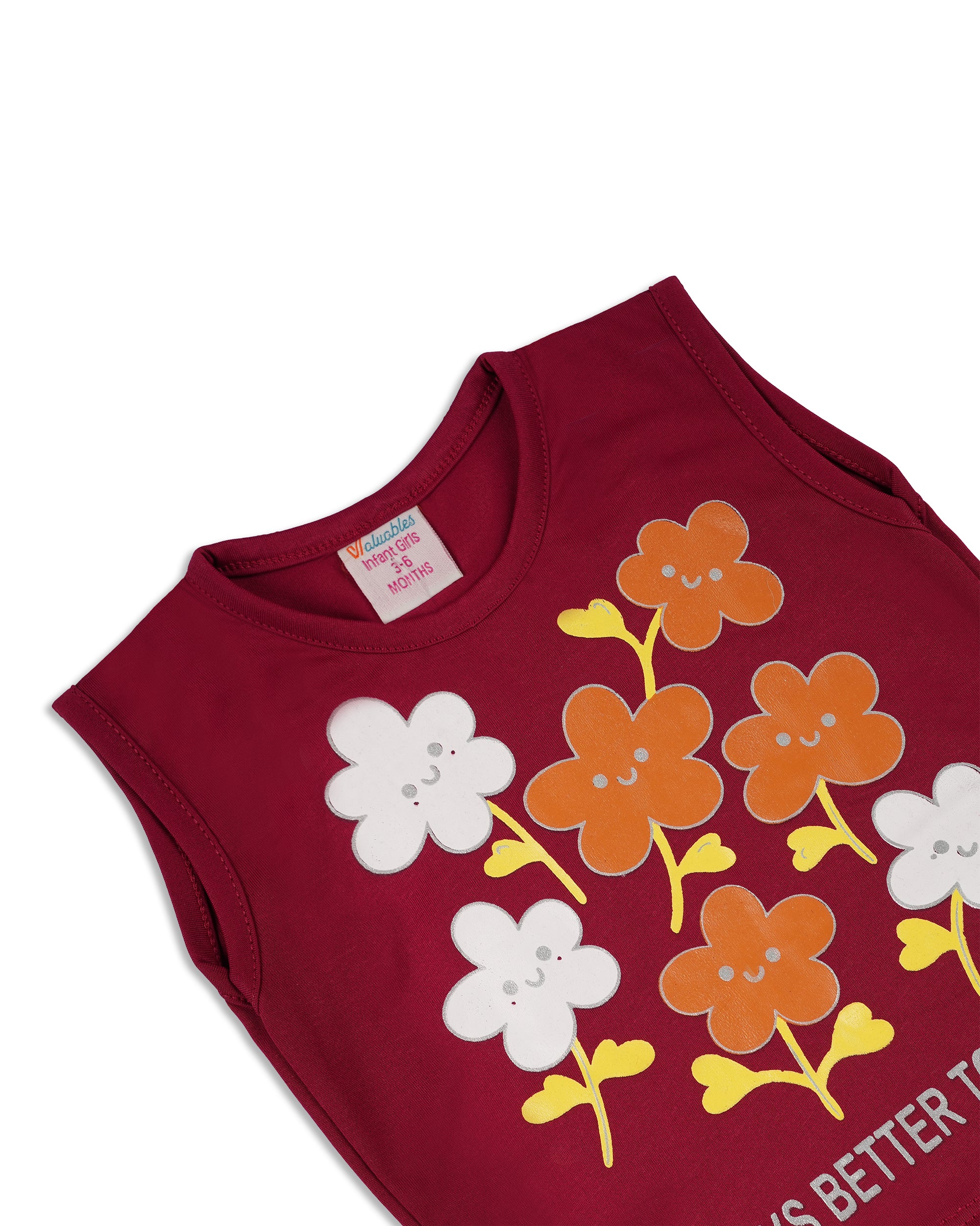 Valuables Girls' Sando Suit