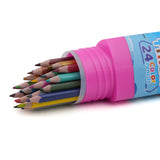 Deer 100-24 Pc Tikon Colour Pencil 24 Pcs - Dark Pink, Coloring Tools, Deer, Chase Value