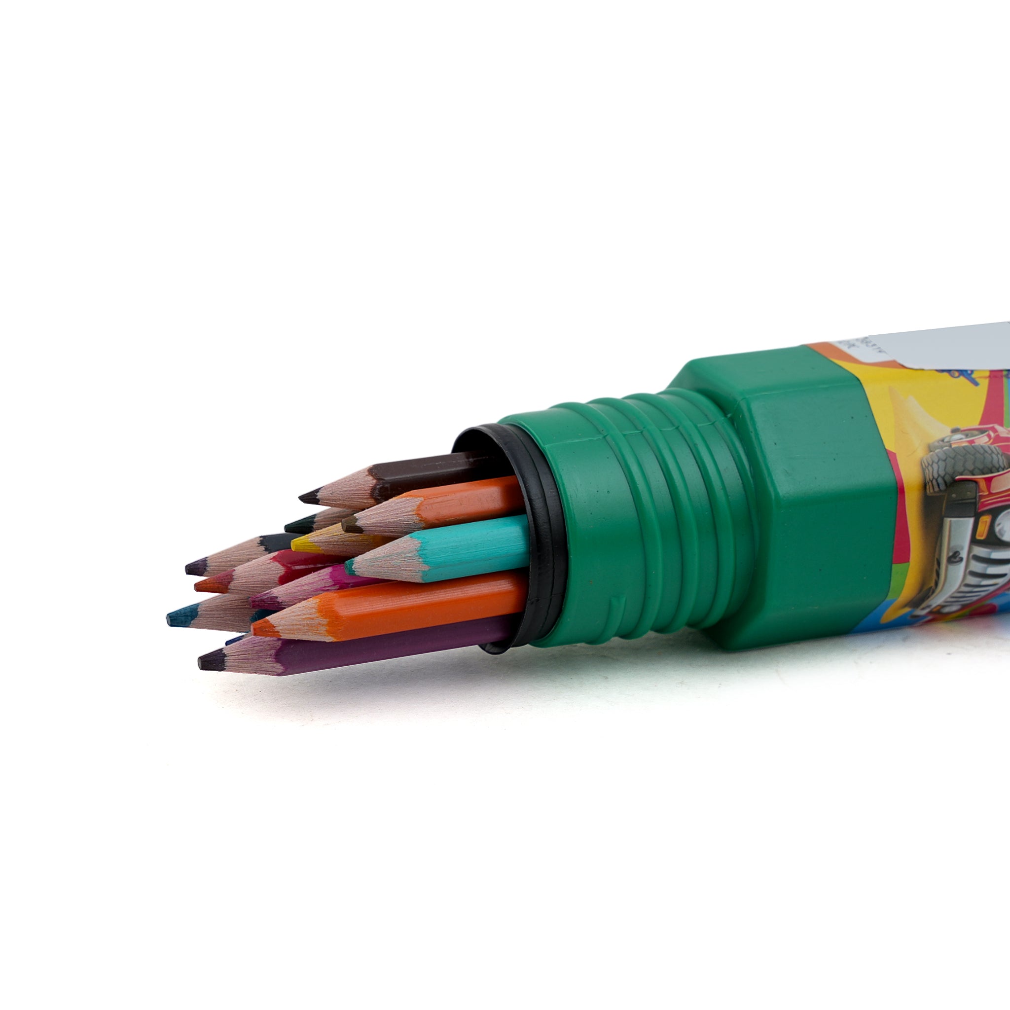 Deer 100-12 Colour Pencil 12Pcs - Dark Green, Coloring Tools, Deer, Chase Value