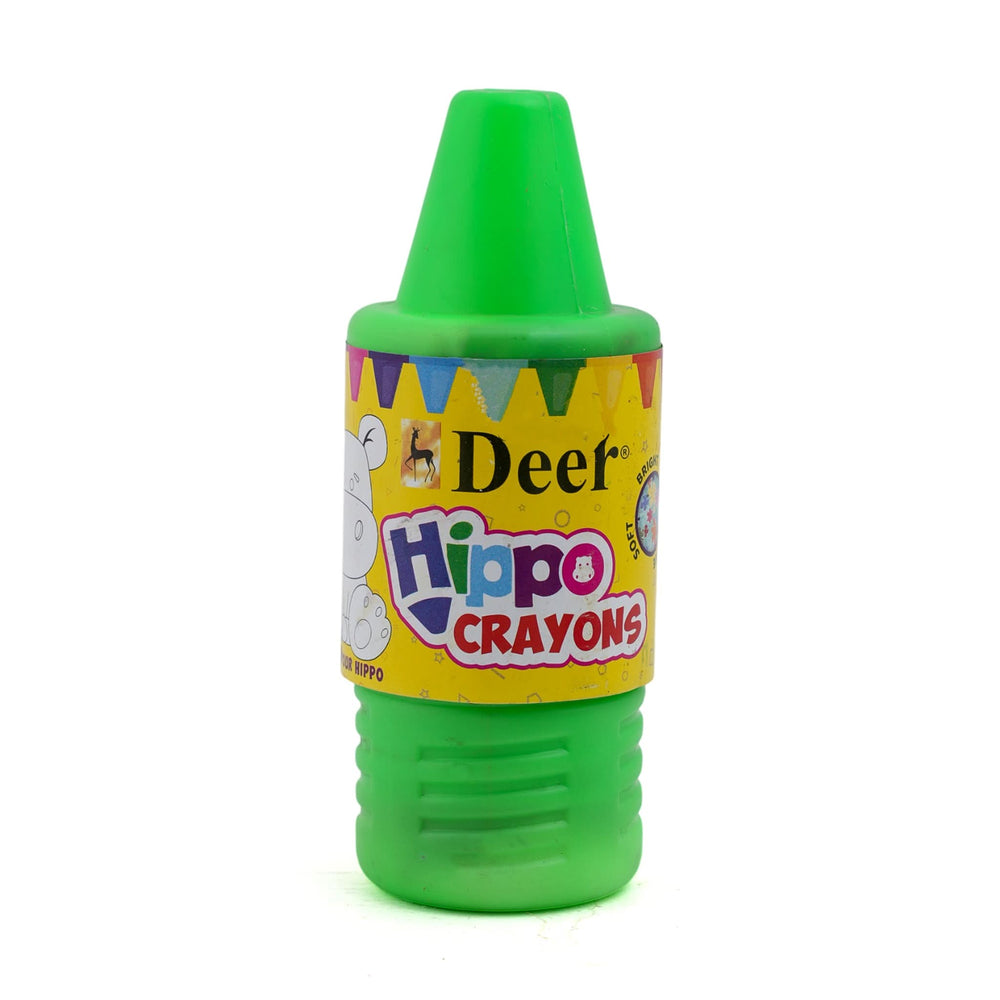 Deer Hippo Crayons 12 Pcs - Green, Coloring Tools, Deer, Chase Value