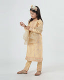 Eminent Girls Embroidered 3Pcs Shalwar Suit - Khaki, Girls Shalwar Kameez, Eminent, Chase Value
