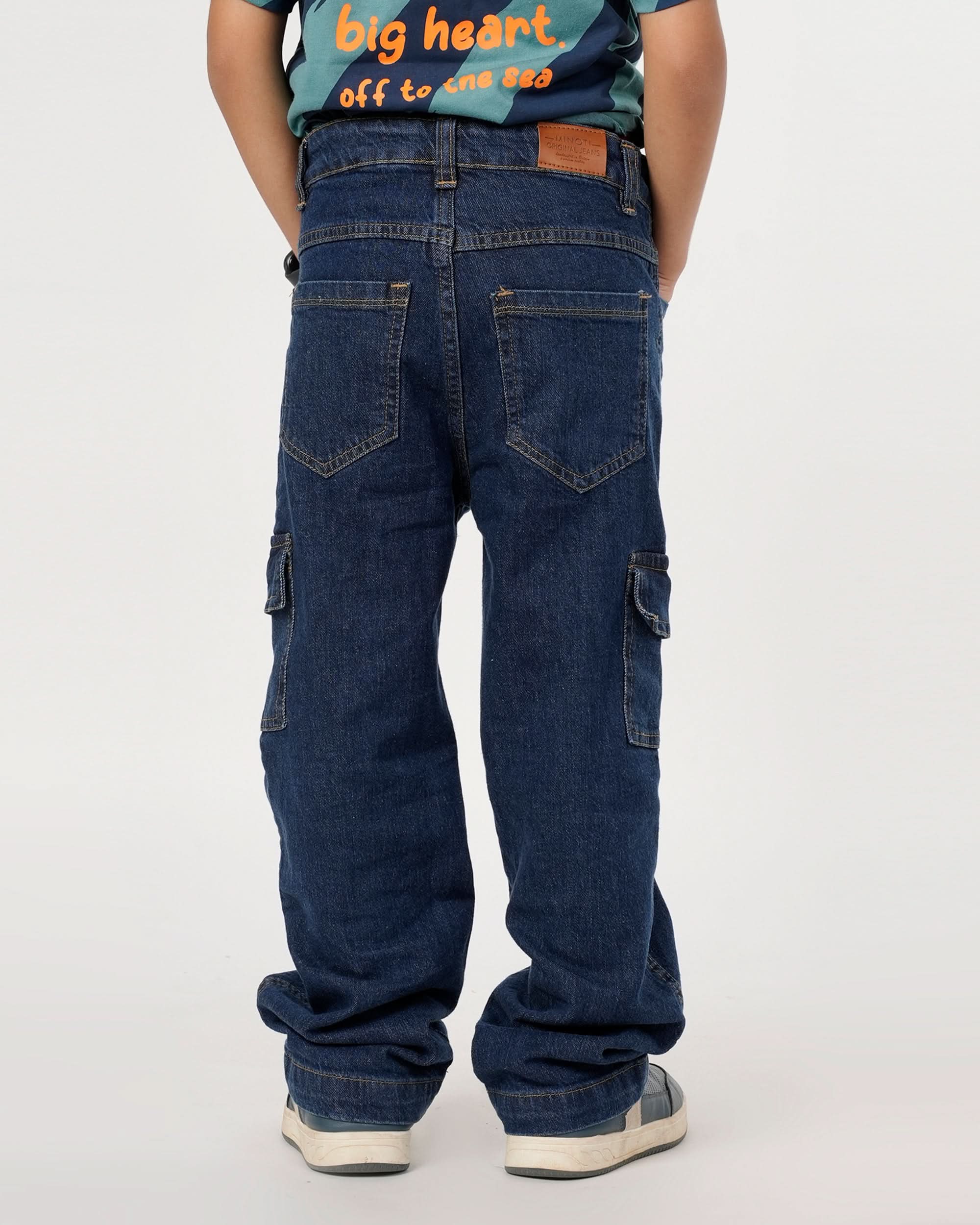 Boy’s Denim Loose Fit Cargo, Boys Denim Pants, Chase Value, Chase Value