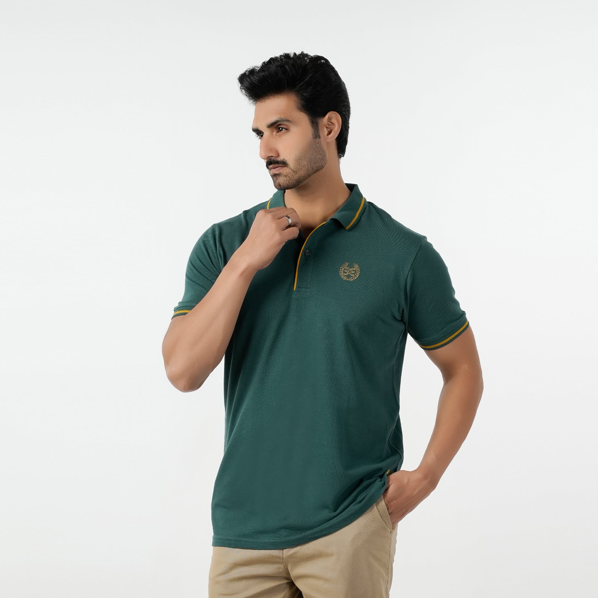 Eminent Men's Polo Half Sleeves T-Shirt - Green, Men's T-Shirts & Polos, Eminent, Chase Value