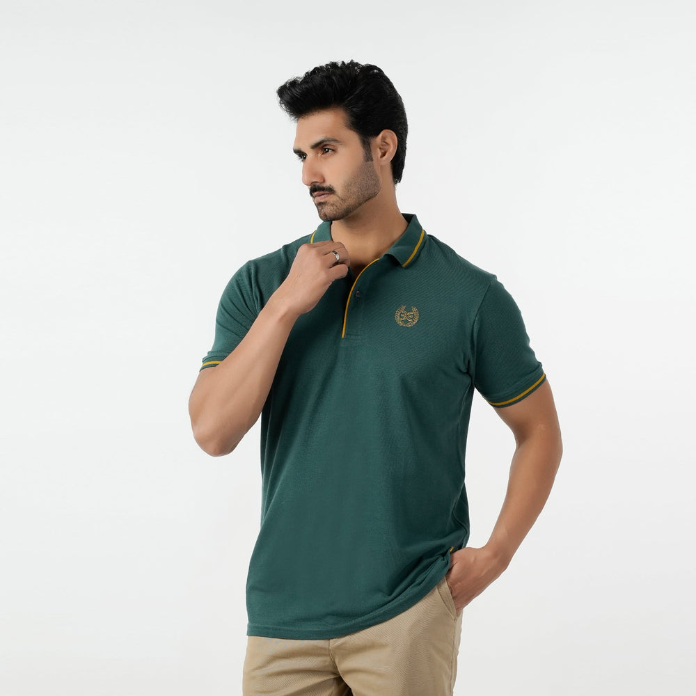 Eminent Men's Polo Half Sleeves T-Shirt - Green, Men's T-Shirts & Polos, Eminent, Chase Value