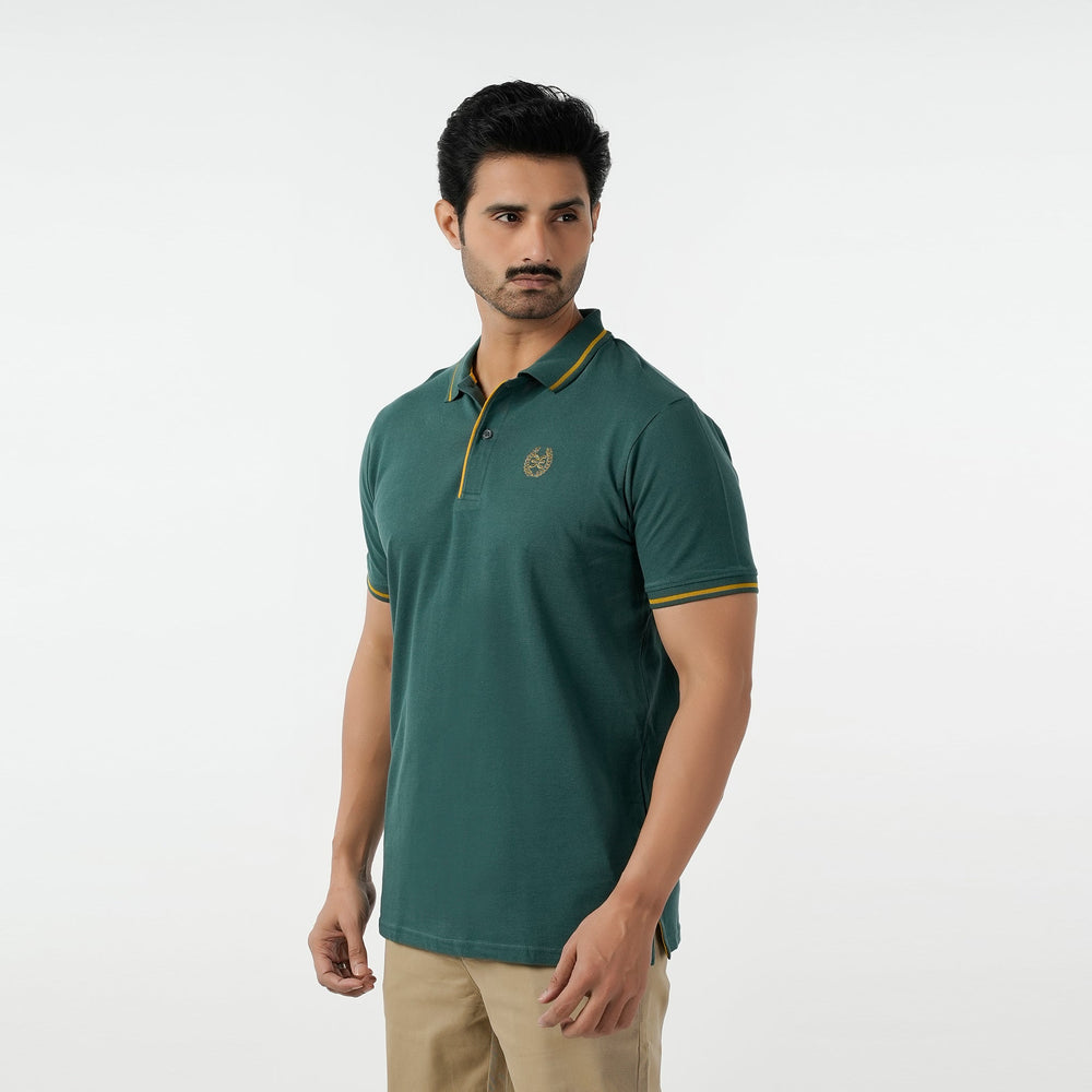 Eminent Men's Polo Half Sleeves T-Shirt - Green, Men's T-Shirts & Polos, Eminent, Chase Value