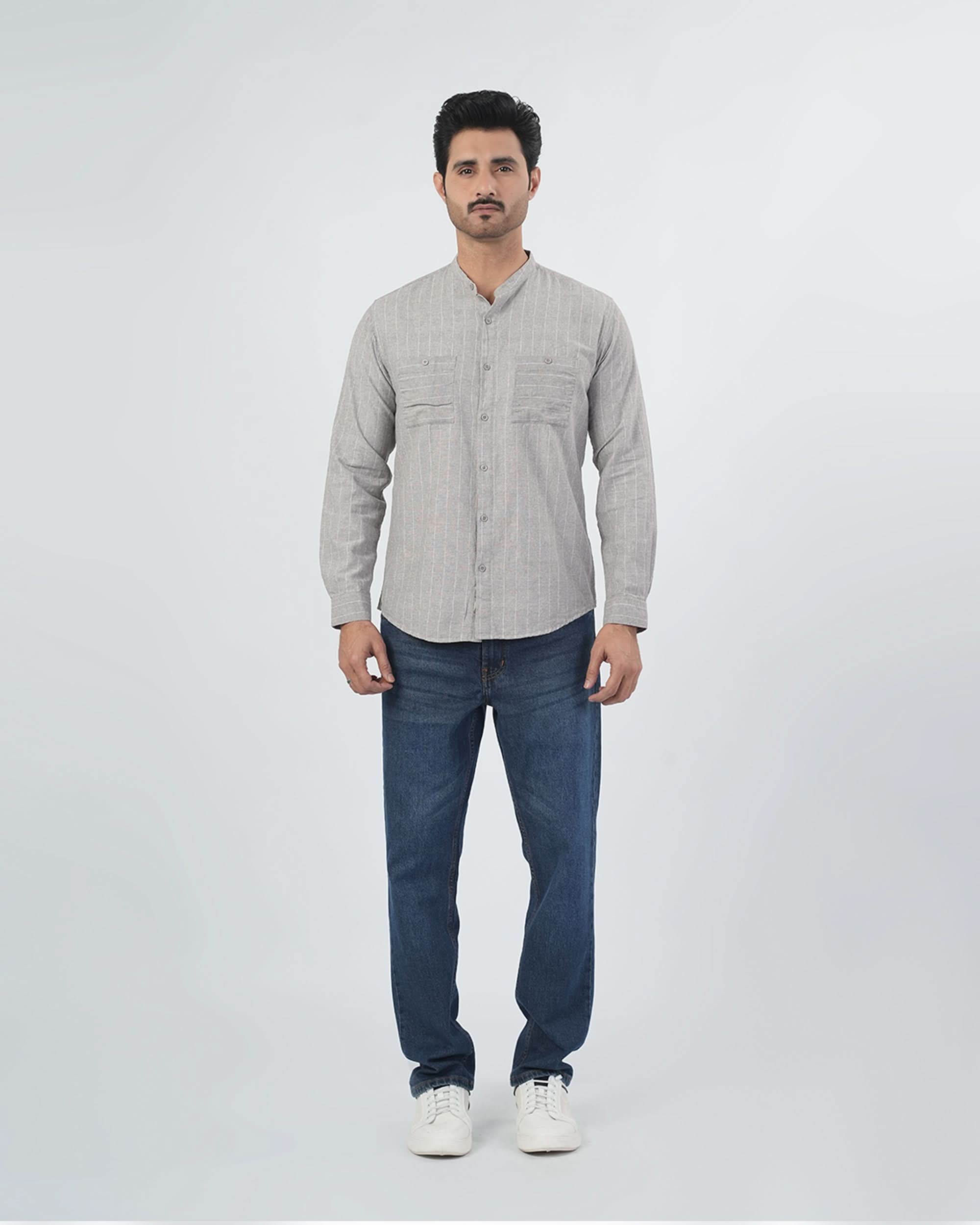 Eminent Men’s Casual Full Sleeves Stripe Shirt, Men's Shirts, Eminent, Chase Value