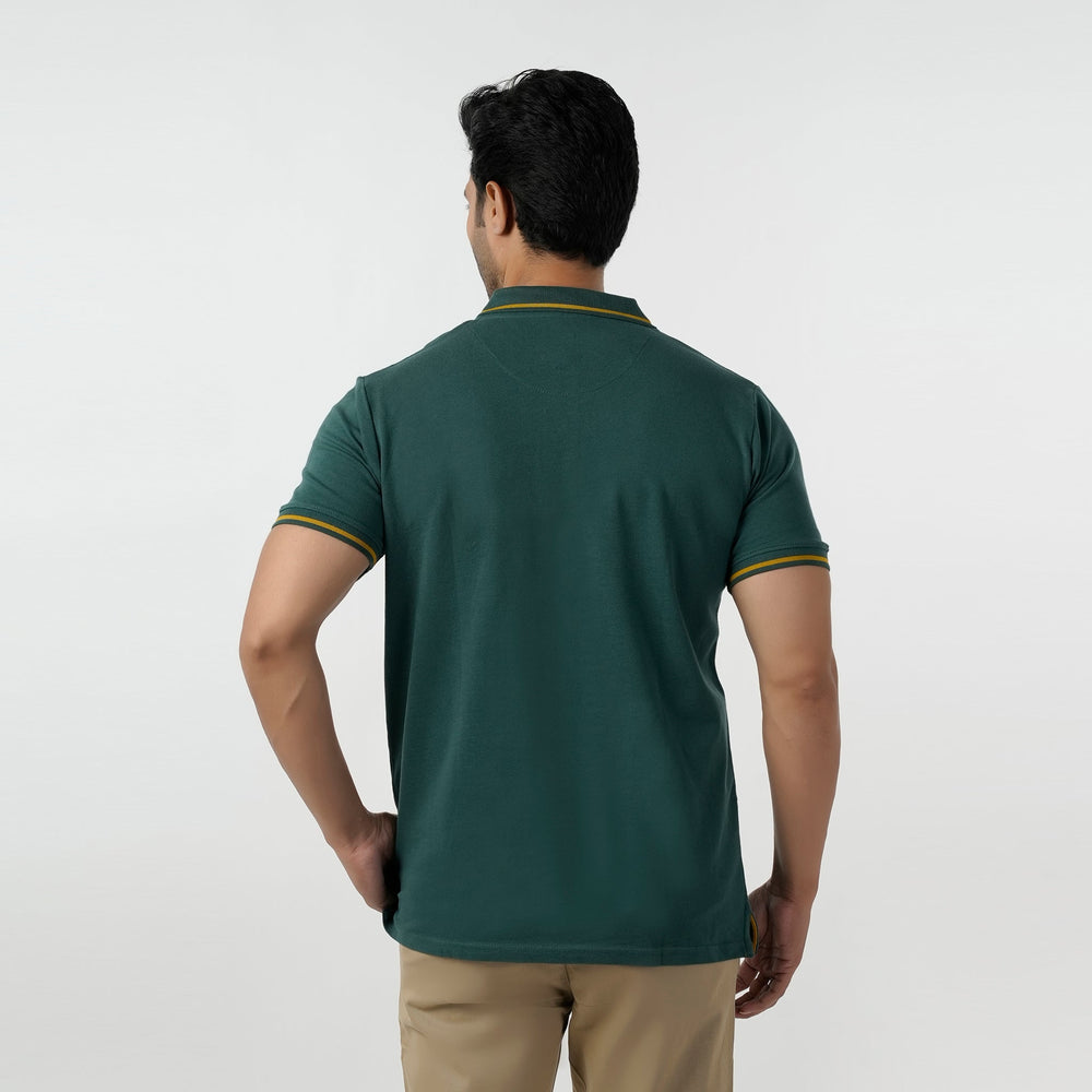 Eminent Men's Polo Half Sleeves T-Shirt - Green, Men's T-Shirts & Polos, Eminent, Chase Value