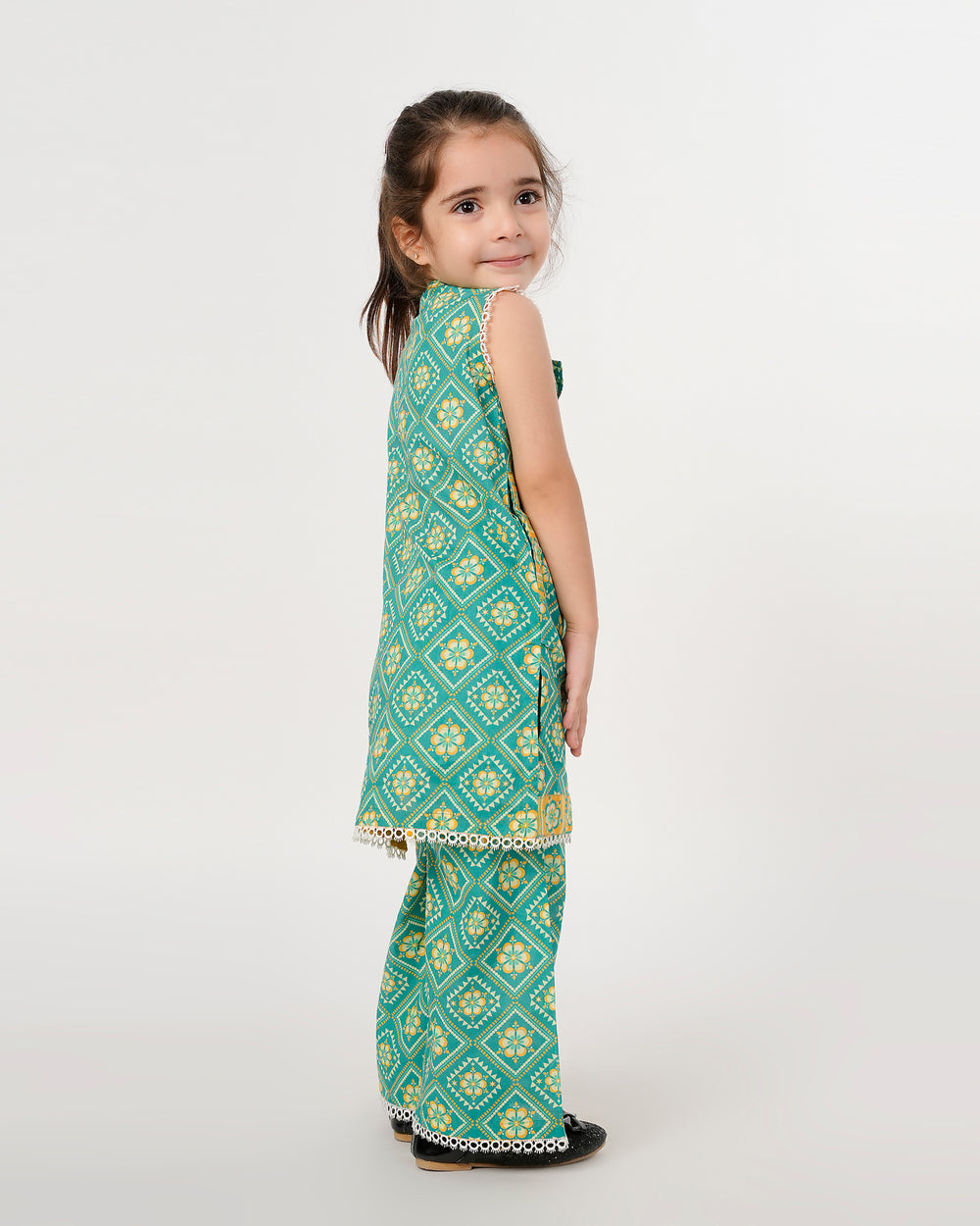 Eminent Girls Printed Shalwar Suit - Green, Girls Shalwar Kameez, Eminent, Chase Value