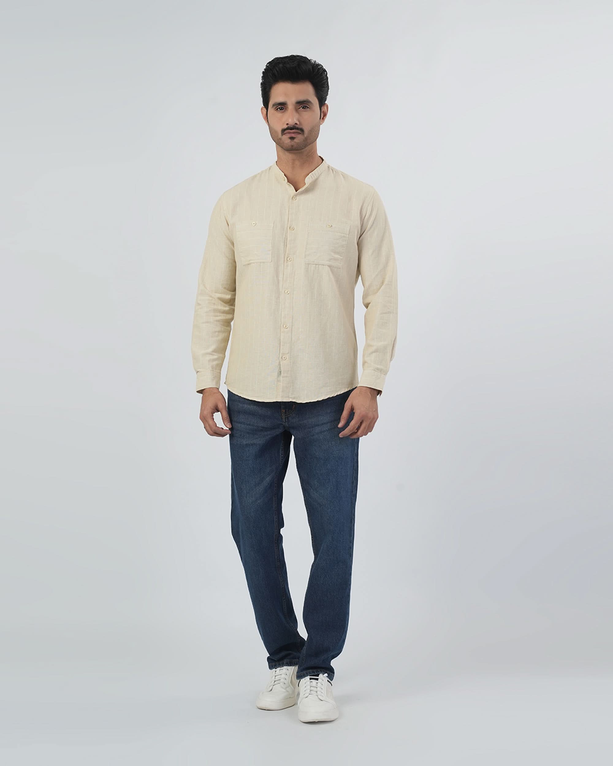 Eminent Men’s Casual Full Sleeves Stripe Shirt, Men's Shirts, Eminent, Chase Value