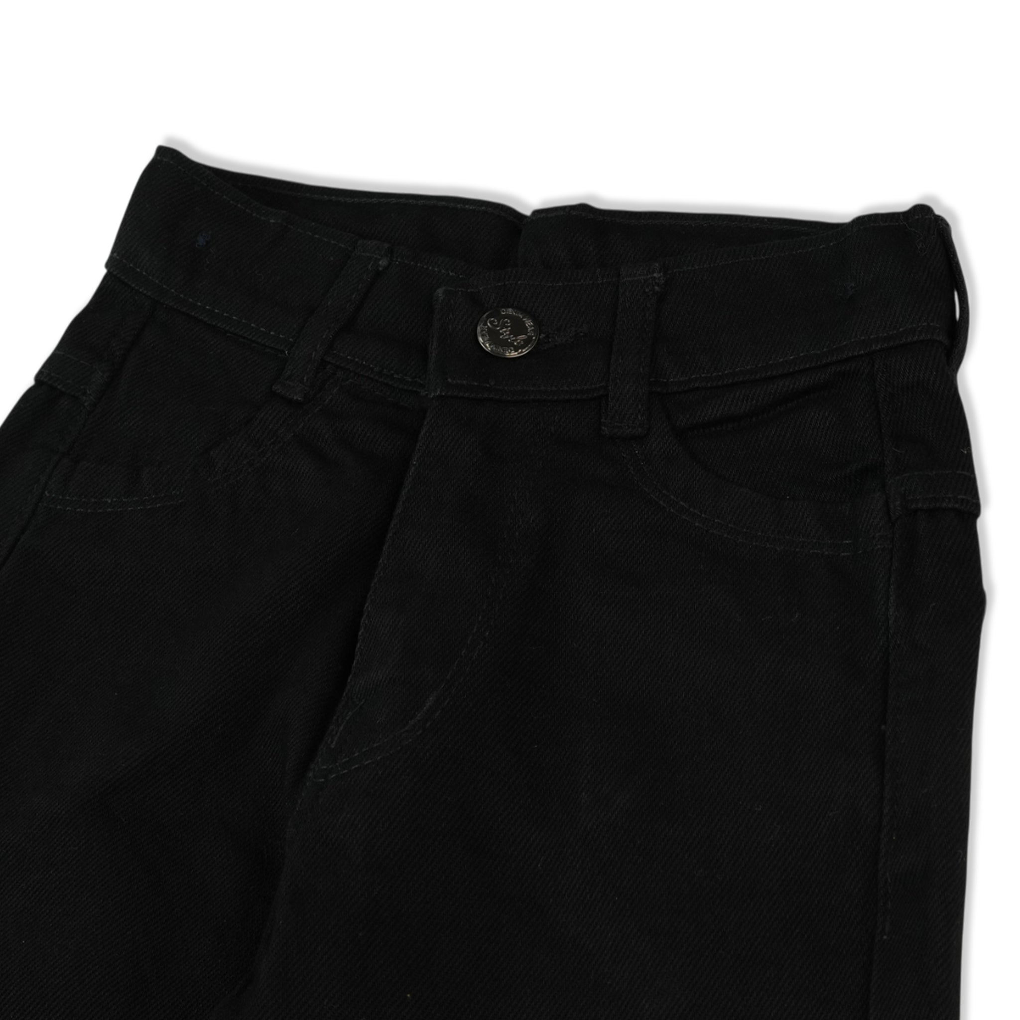 Girls Denim Pant - Black, Girls Pants & Capri, Chase Value, Chase Value