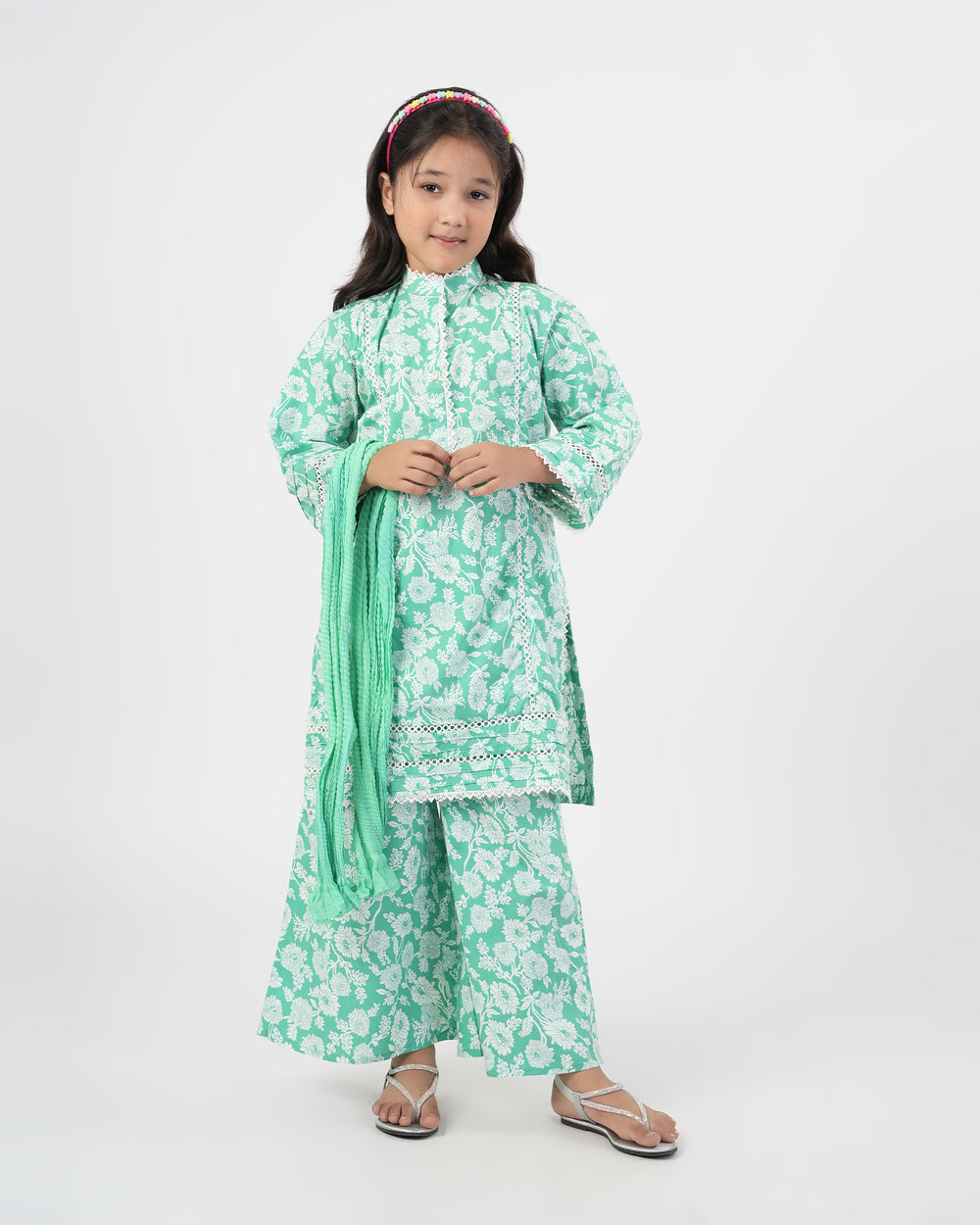 Eminent Essentials Printed 3Pc Suit, Girls Shalwar Kameez, Eminent, Chase Value