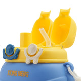 Water Bottle Double Mouth - Yellow, Tiffin Boxes & Bottles, Chase Value, Chase Value