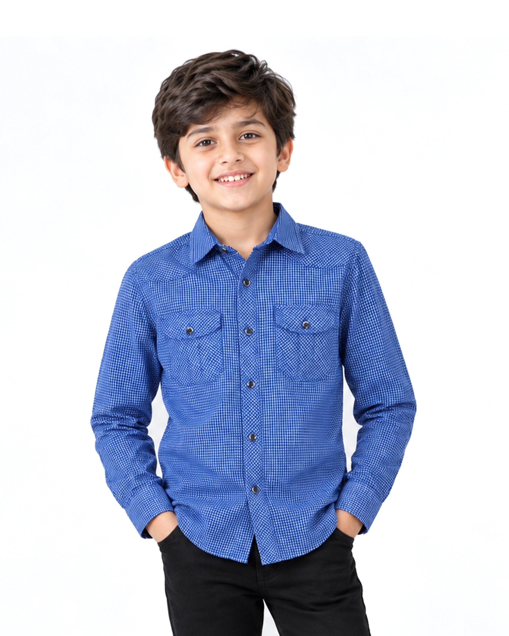 Valuables Boys Casual Full Sleeves Shirt