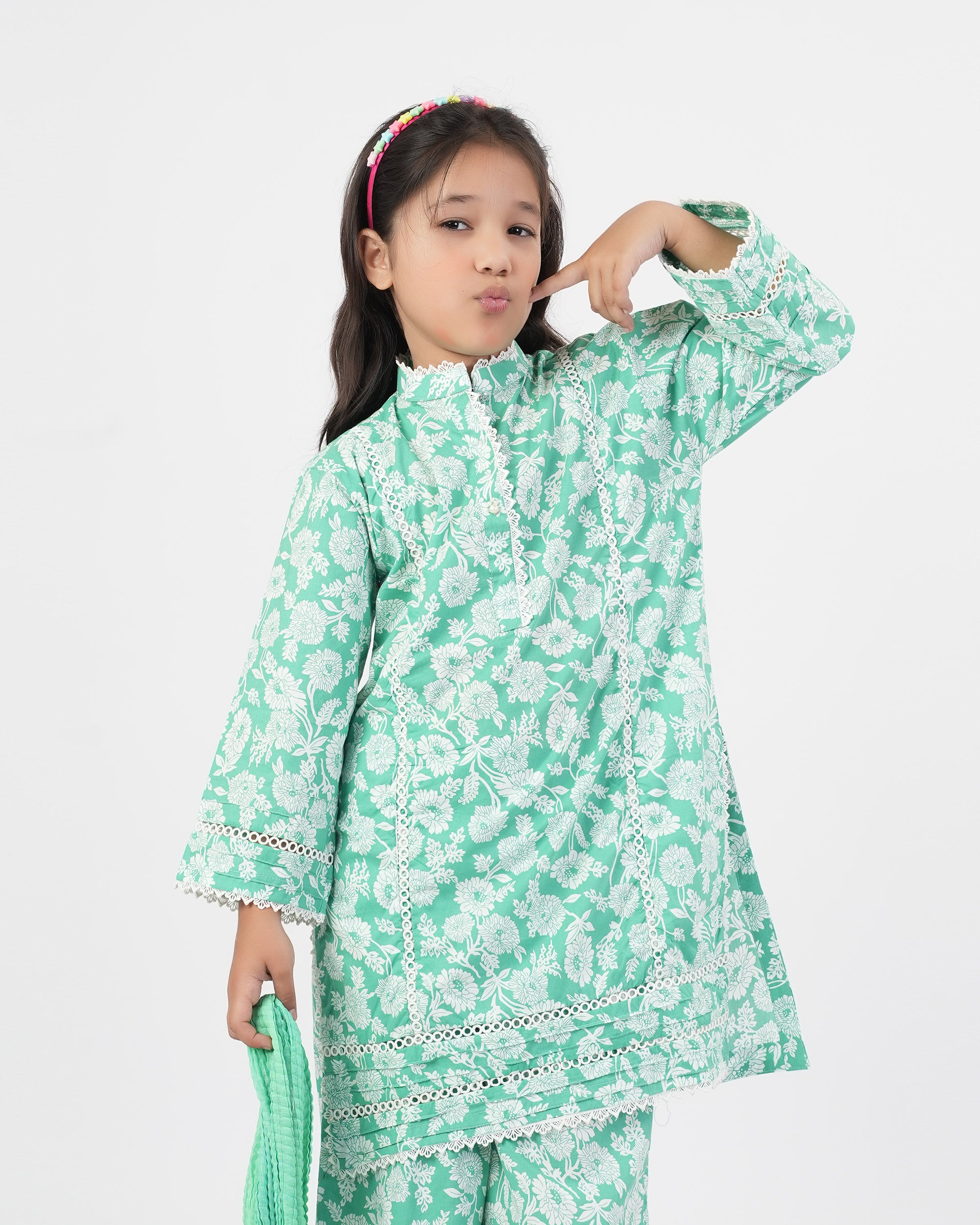 Eminent Essentials Printed 3Pc Suit, Girls Shalwar Kameez, Eminent, Chase Value
