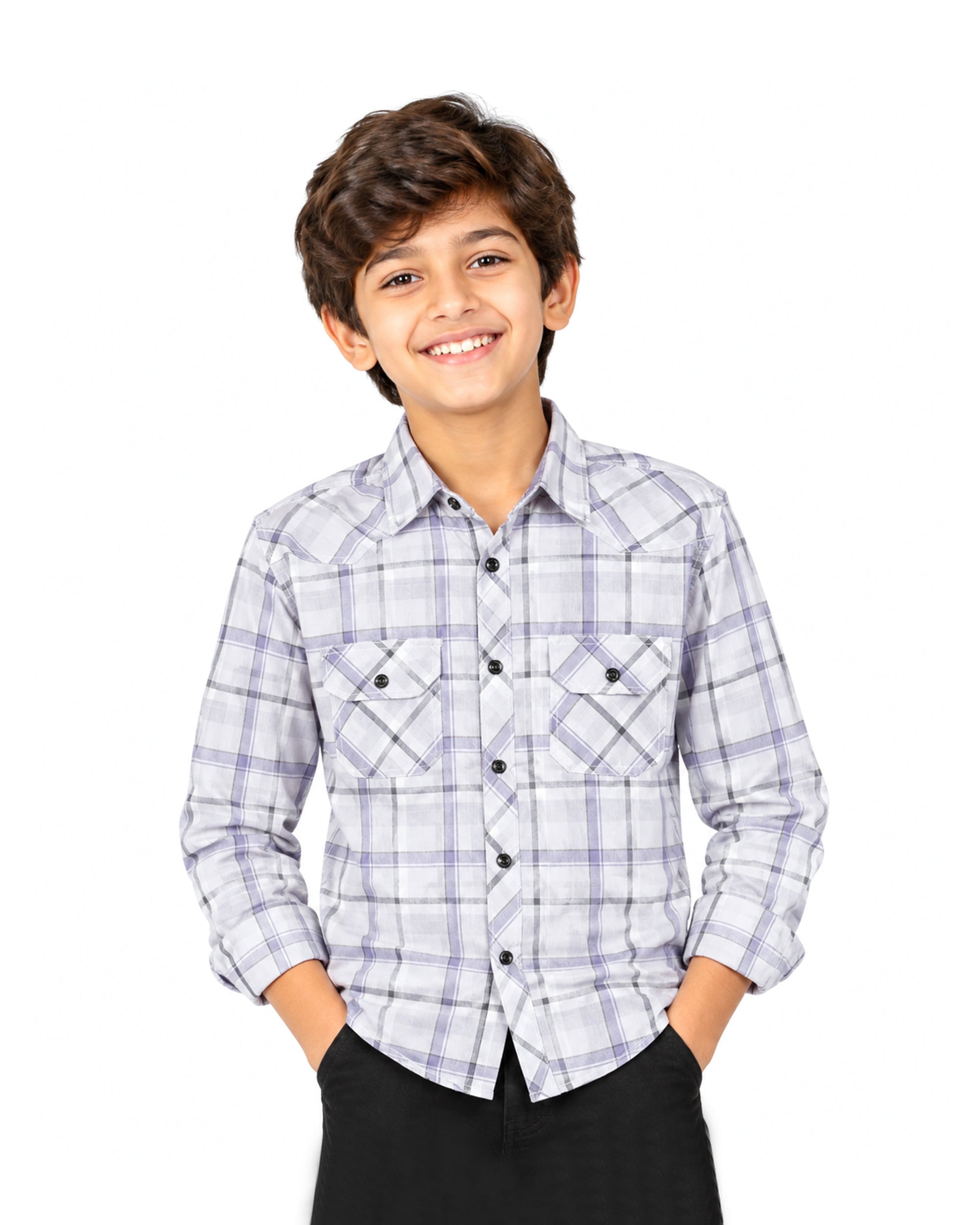 Valuables Boys Casual Full Sleeves Shirt