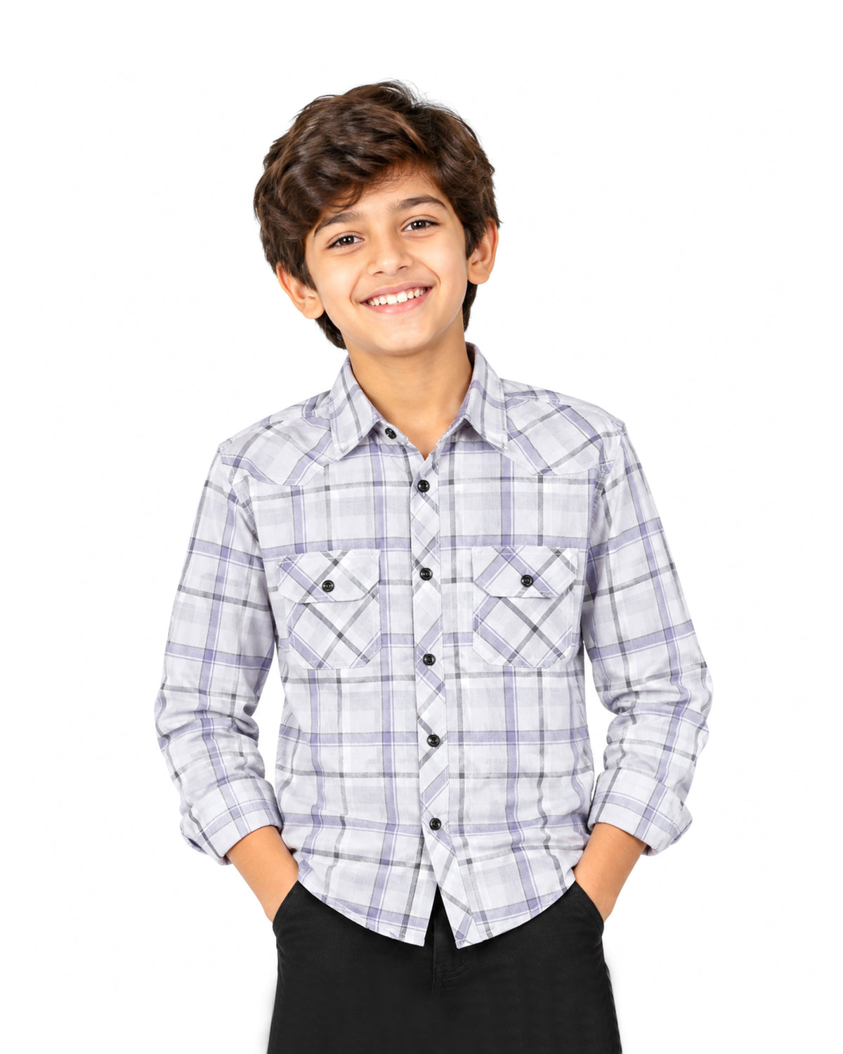 Valuables Boys Casual Full Sleeves Shirt