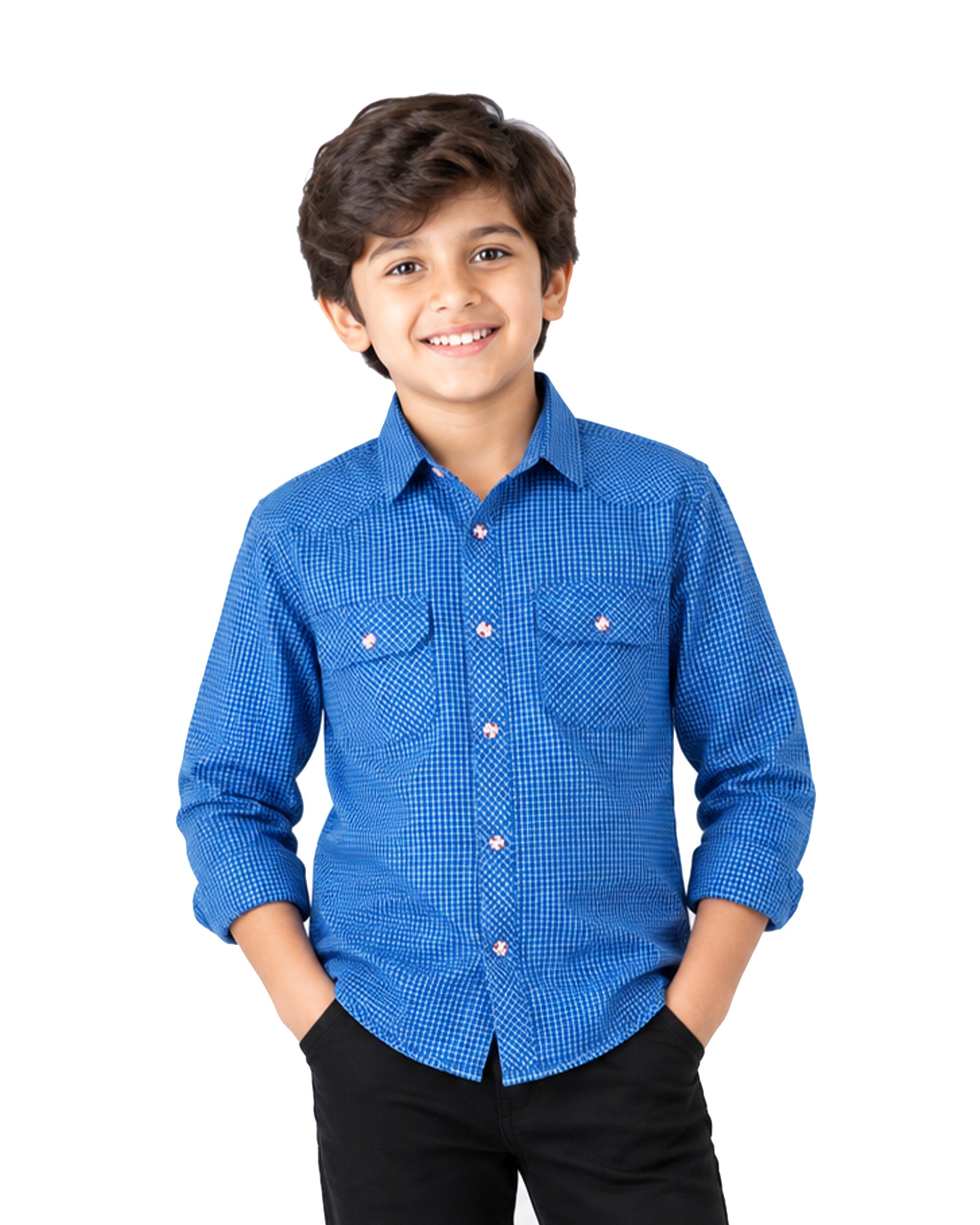 Valuables Boys Casual Full Sleeves Shirt