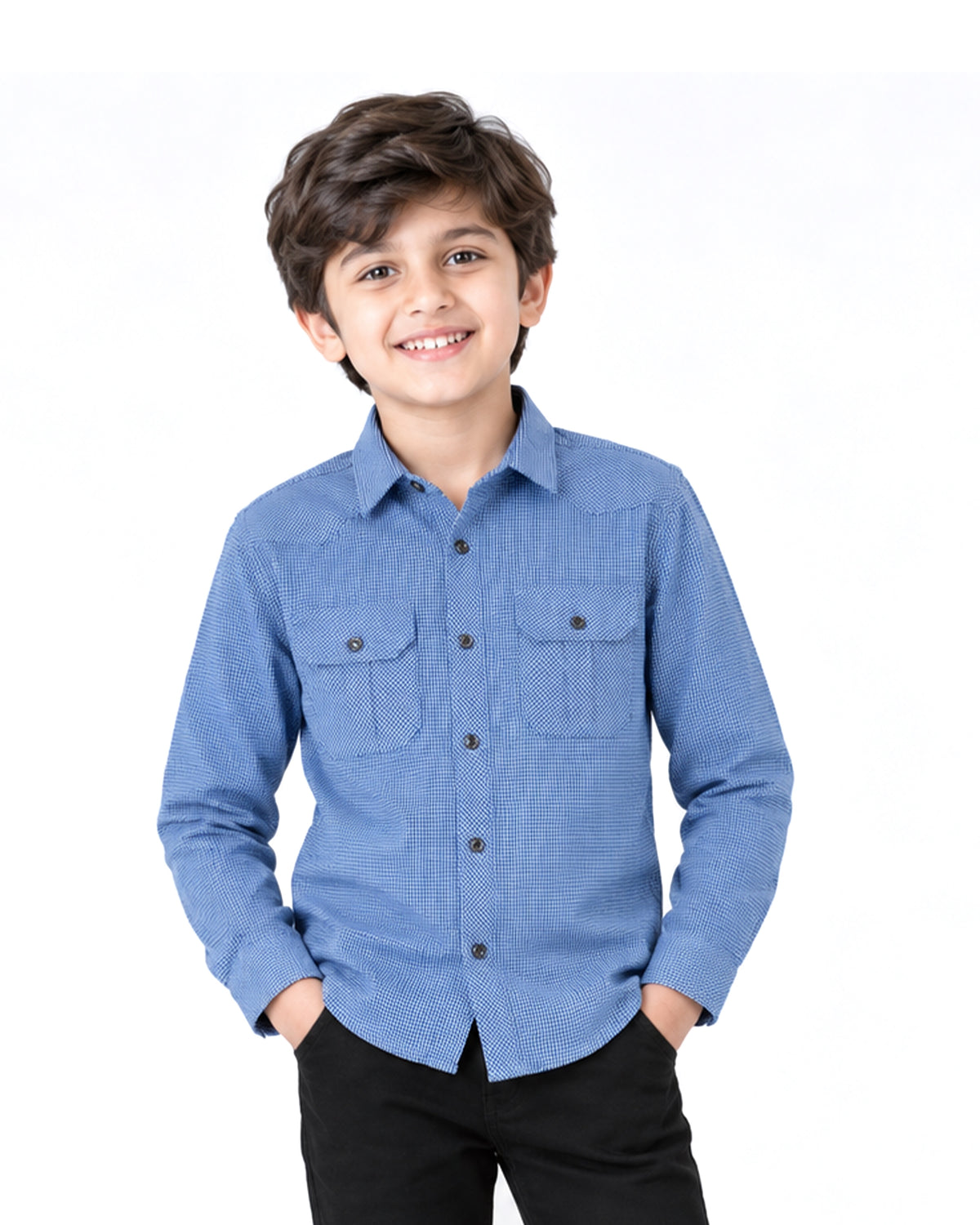 Valuables Boys Casual Full Sleeves Shirt