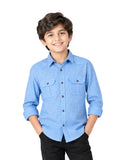 Valuables Boys Casual Full Sleeves Shirt