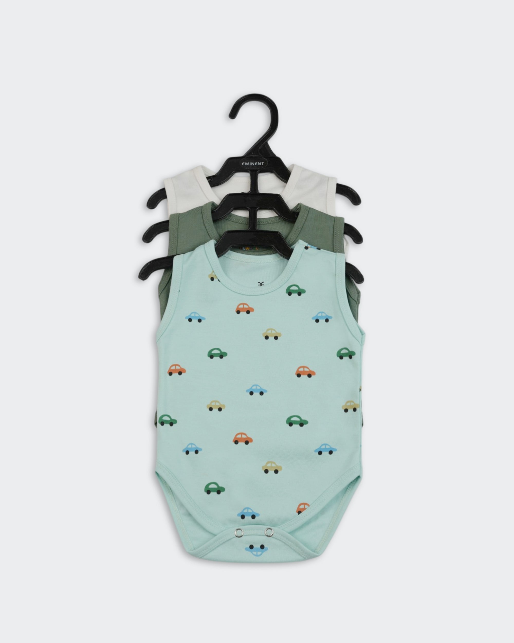 Eminent Newborn Boys Romper Set (Pack Of 3), Newborn Boys Rompers, Eminent, Chase Value