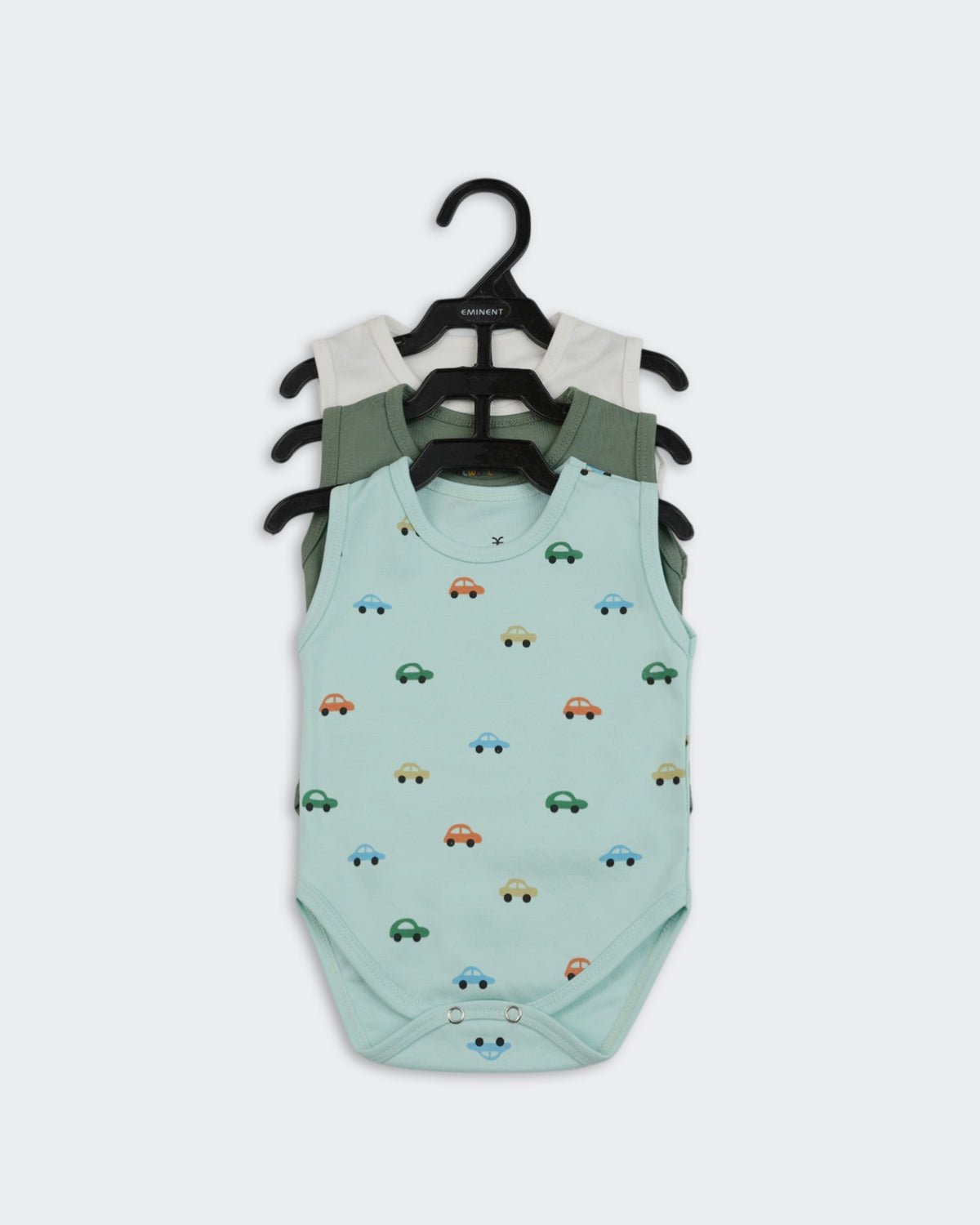 Eminent Newborn Boys Romper Set (Pack Of 3), Newborn Boys Rompers, Eminent, Chase Value