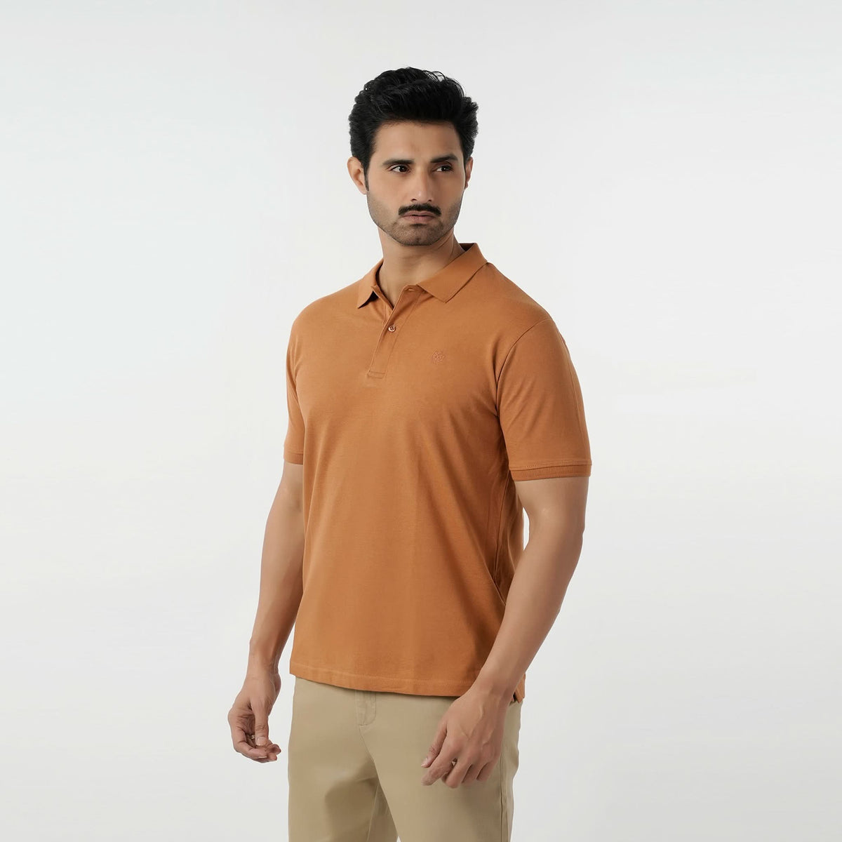 Eminent Men's Basic Polo T-Shirt - Almond, Men's T-Shirts & Polos, Eminent, Chase Value