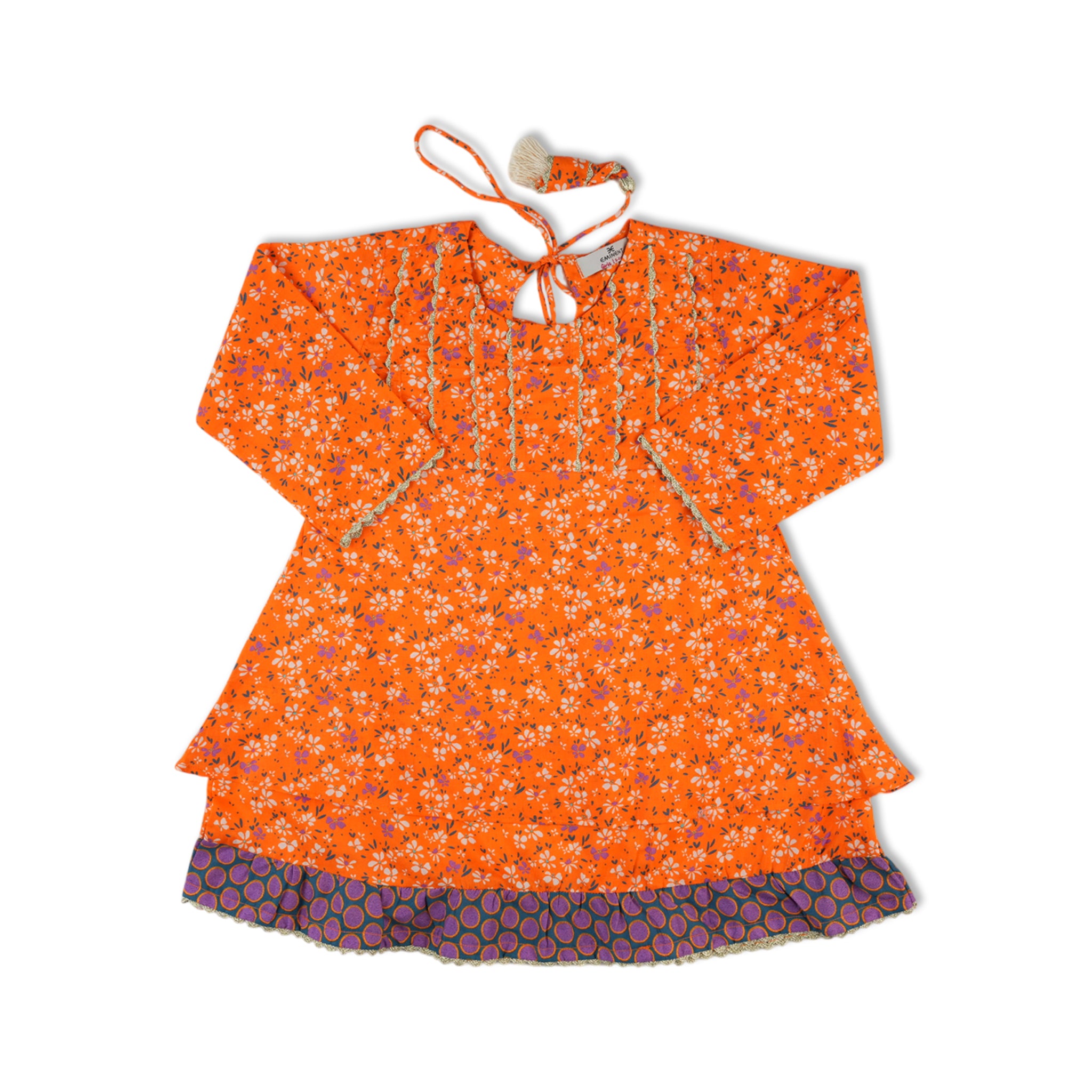 Eminent Girls Shalwar Suits - Orange, Girls Suits, Eminent, Chase Value