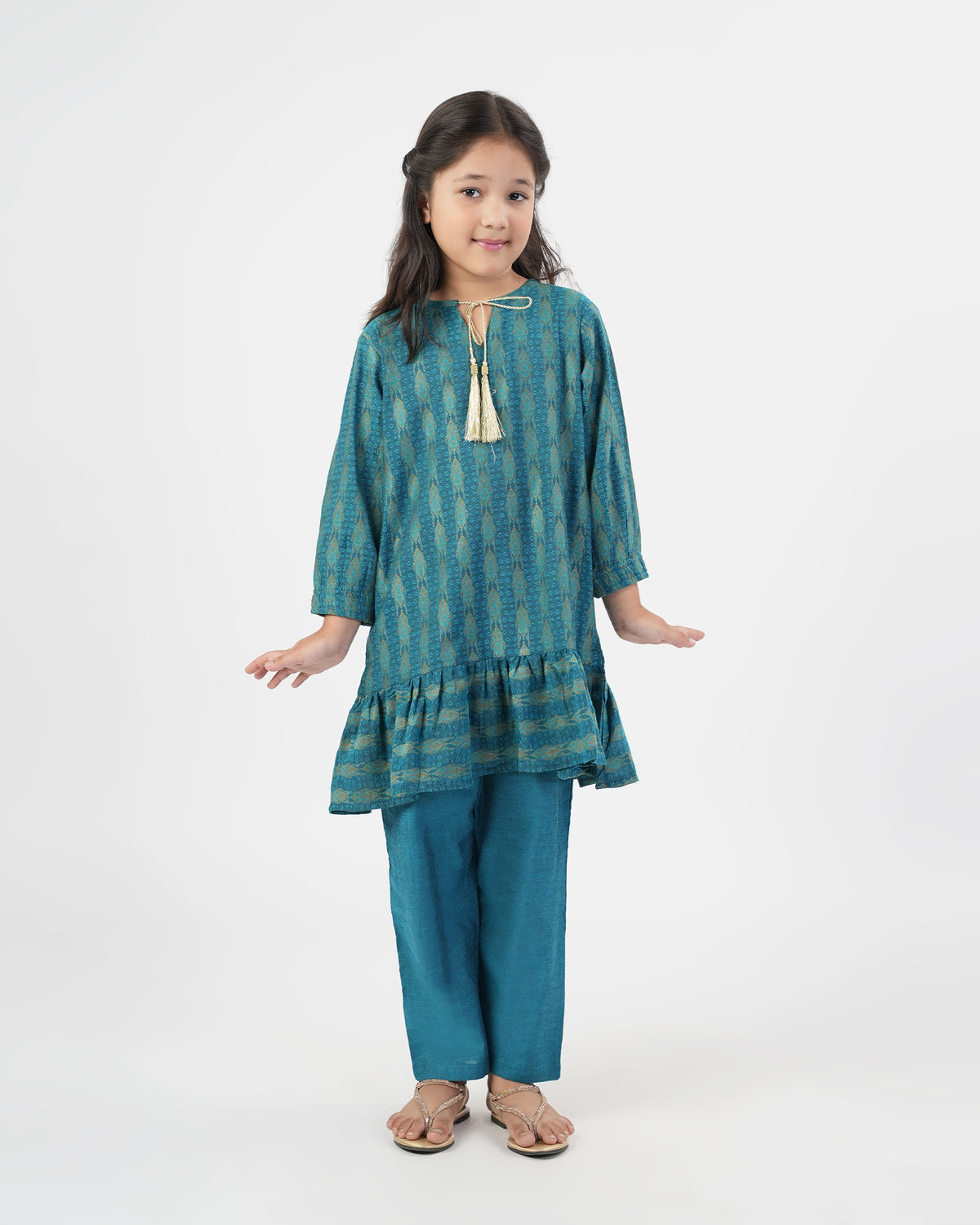 Eminent Girls' Essentials Printed 2Pc Suit, Girls Shalwar Kameez, Eminent, Chase Value