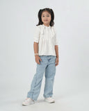 Eminent Girls Woven Top - White, Girls T-Shirts, Eminent, Chase Value